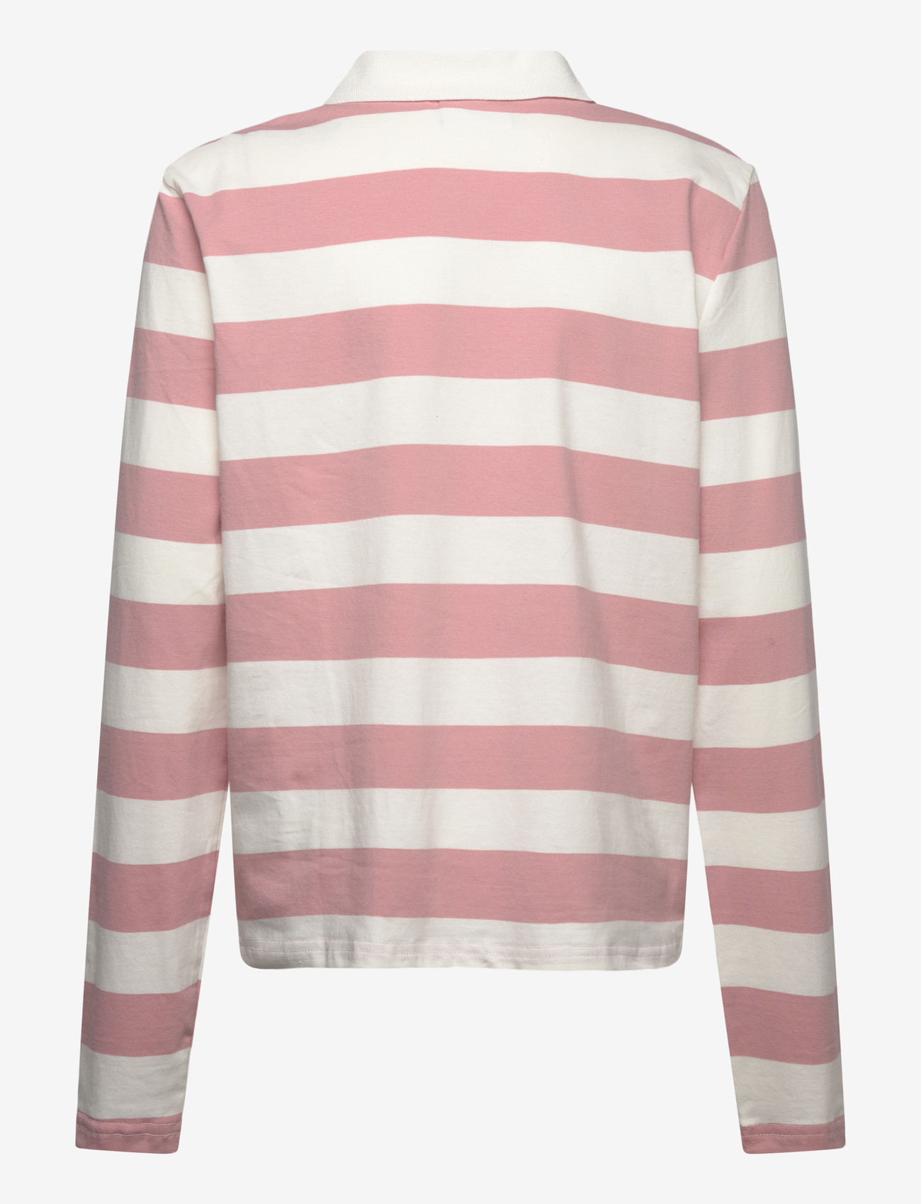 Grunt - GRLiv Stripe SS Polo Tee - langærmede poloer - off white - 1