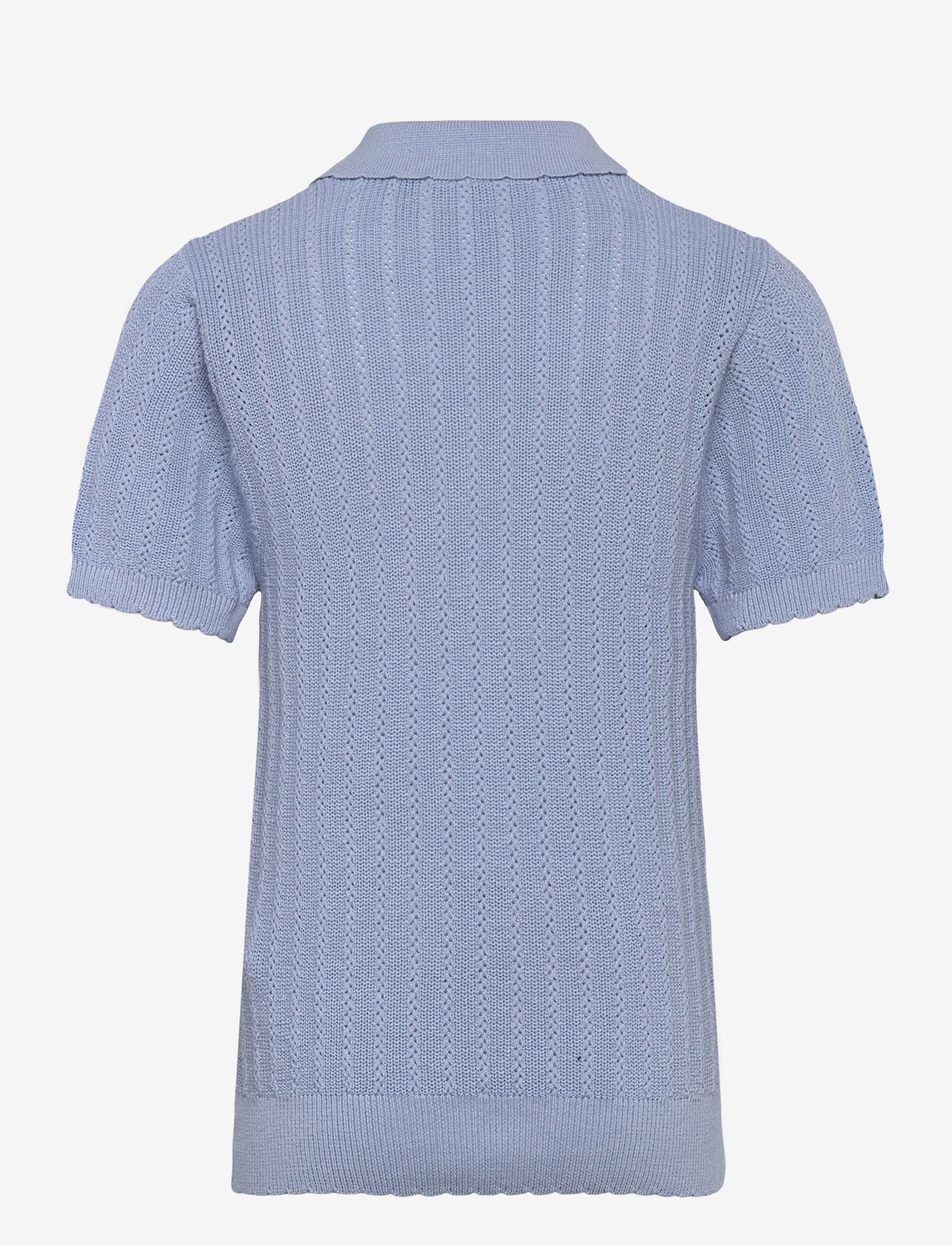Grunt - GRSeha Sap SS Polo Knit - lühikeste varrukatega polod - light blue - 1