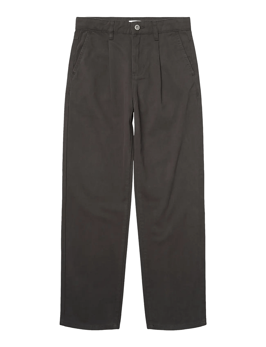 Grunt - GRCosta Pleats Pants - chinos - dark grey - 0