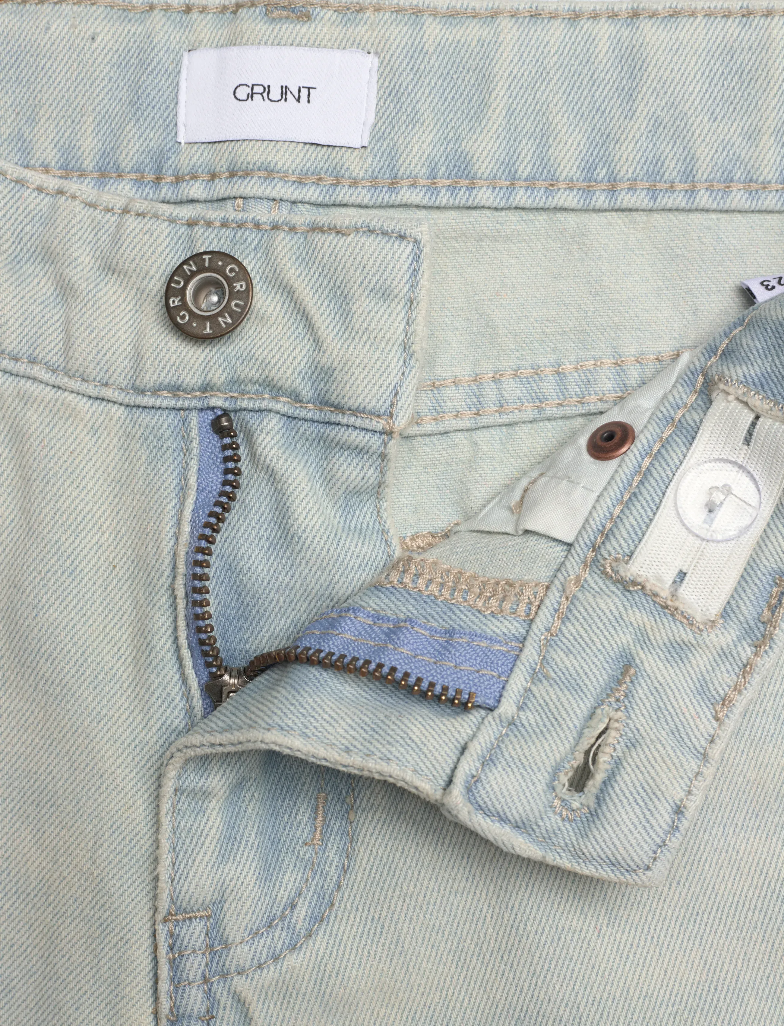 Grunt - GRHamon Old Blue Shorts - denimshorts - vintage acid blue - 3