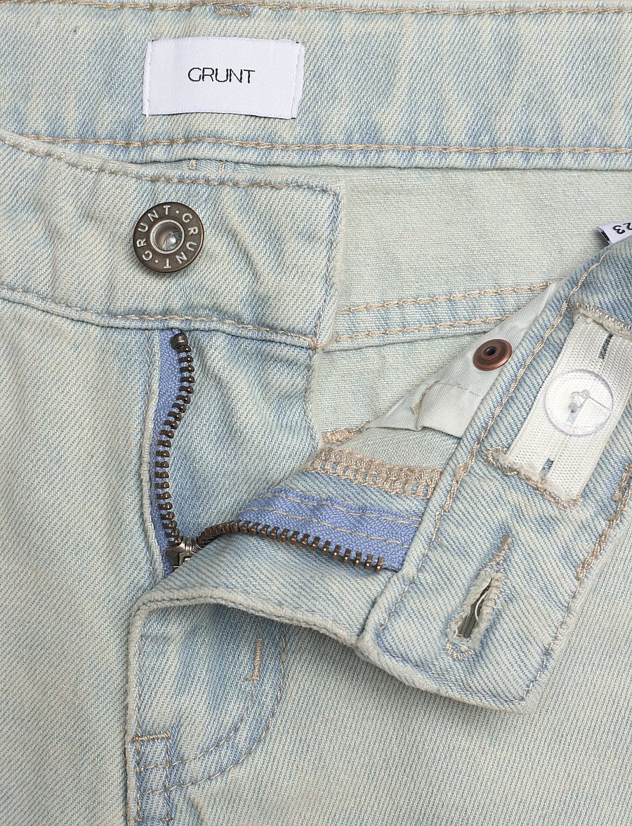 Grunt - GRHamon Old Blue Shorts - lühikesed teksapüksid - vintage acid blue - 3