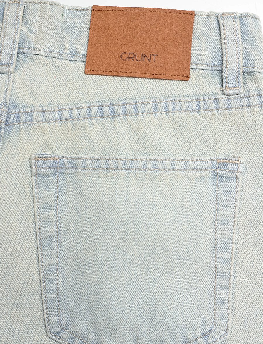 Grunt - GRHamon Old Blue Shorts - lühikesed teksapüksid - vintage acid blue - 4