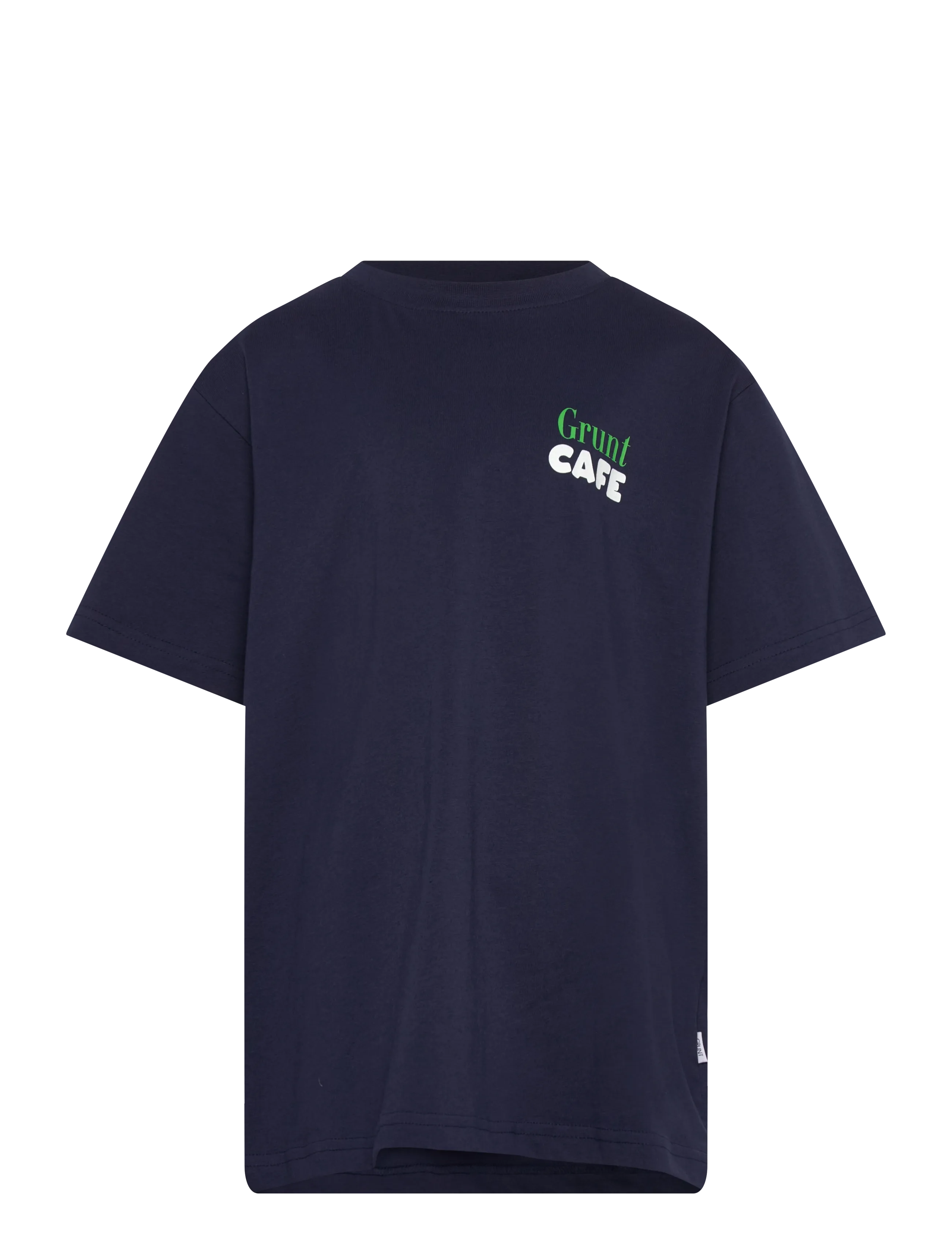 Grunt GRMatthew SS Tee - Tops & T-shirts - DARK BLUE / navy