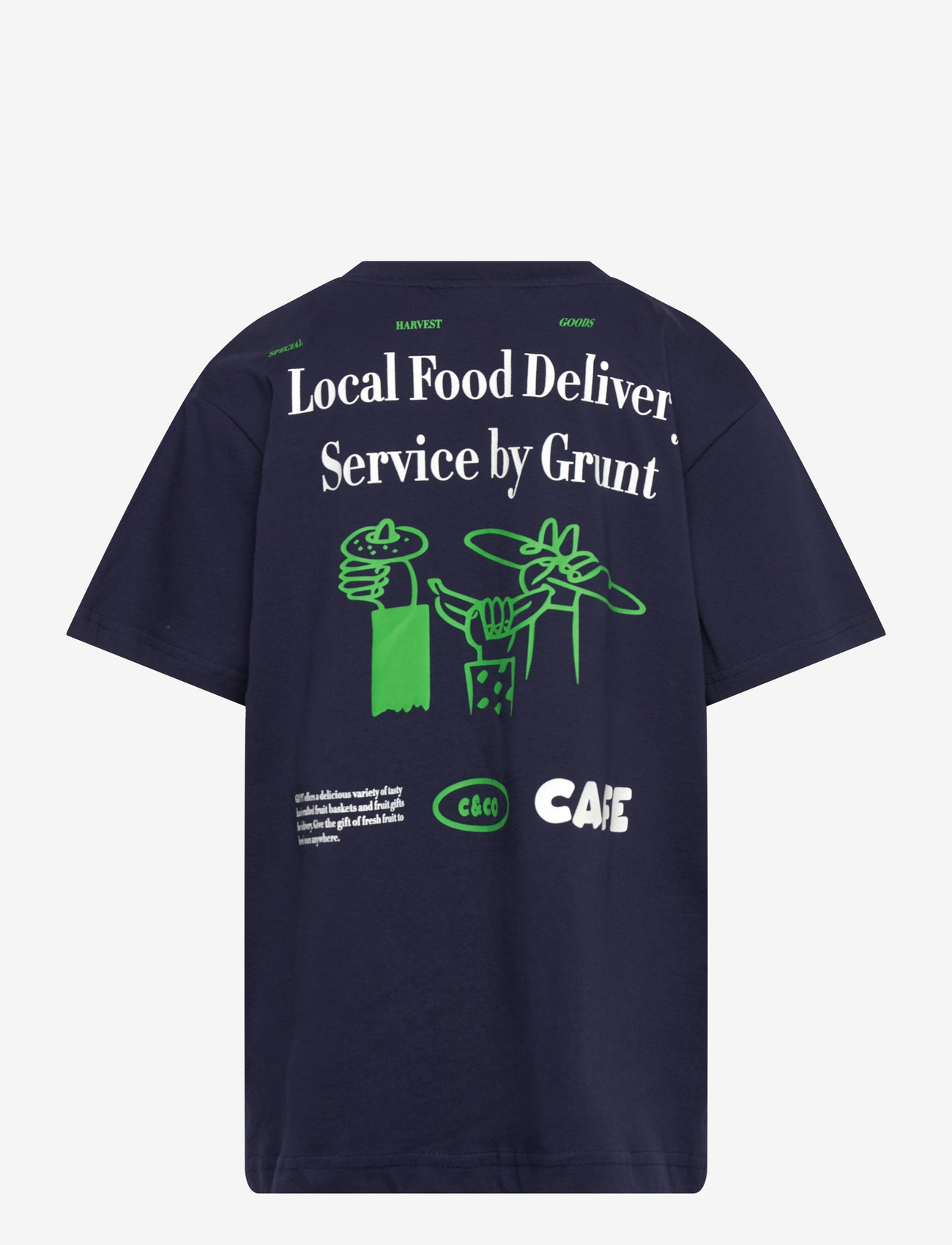 Grunt - GRMatthew SS Tee - kortärmade t-shirts - dark blue - 1