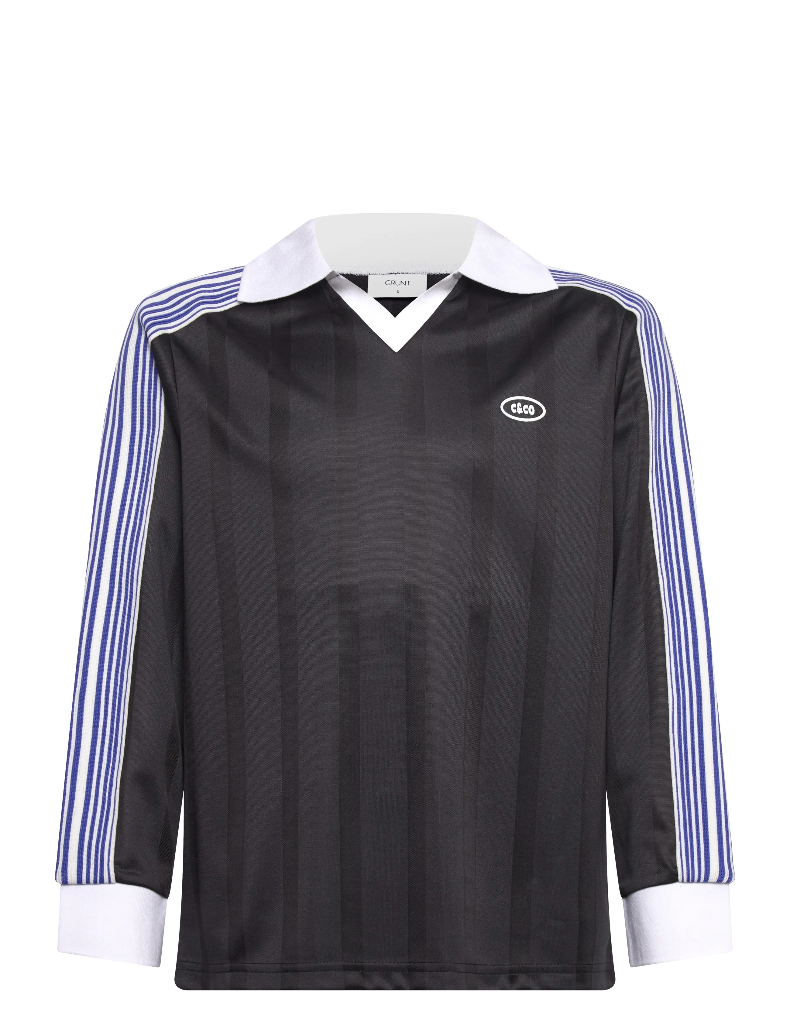 Grunt Grthomas Ls Tee, 152, T-shirts, Schwarz - Football Shirts, Kinder