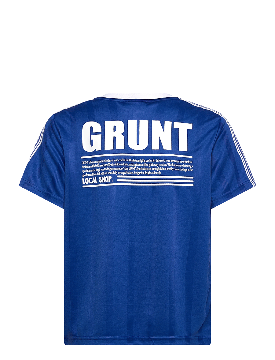 Grunt - GRBenjamin SS Tee - sportoberteile - blue - 1