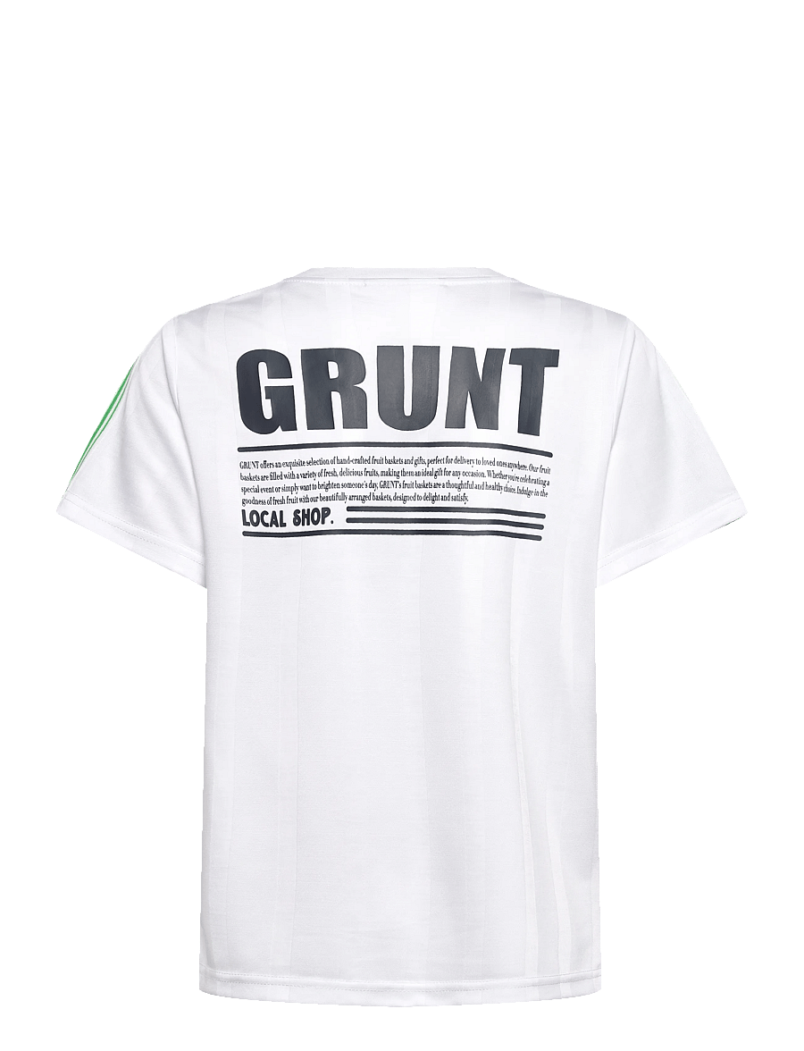 Grunt - GRBenjamin SS Tee - sporttoppar - white - 1