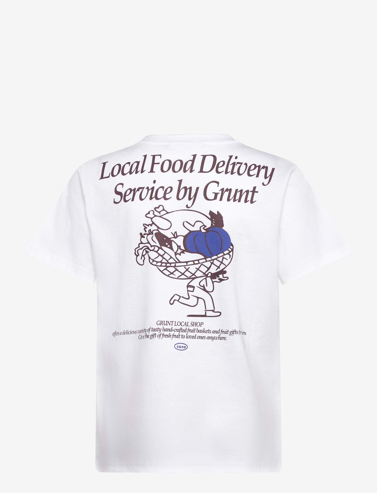 Grunt - GRGabriel SS Tee - kortärmade t-shirts - white - 1