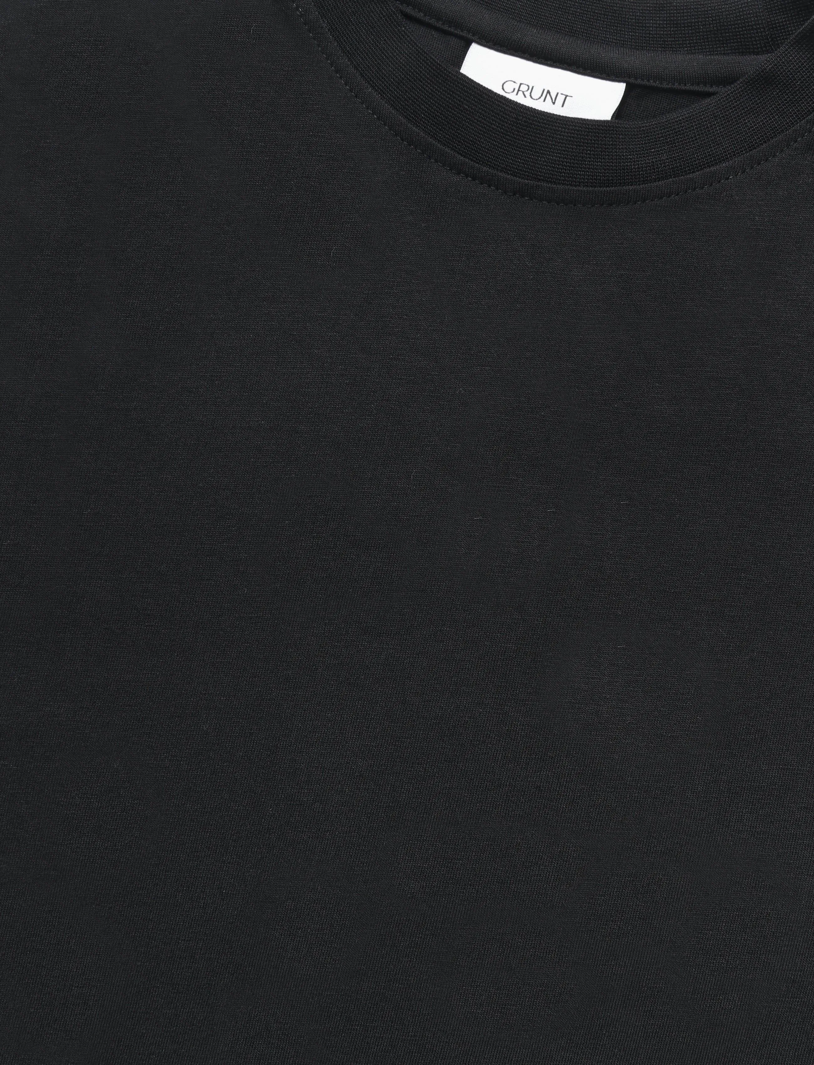 Grunt - GRRolle SS Tee - lühikeste varrukatega t-särgid - black - 2
