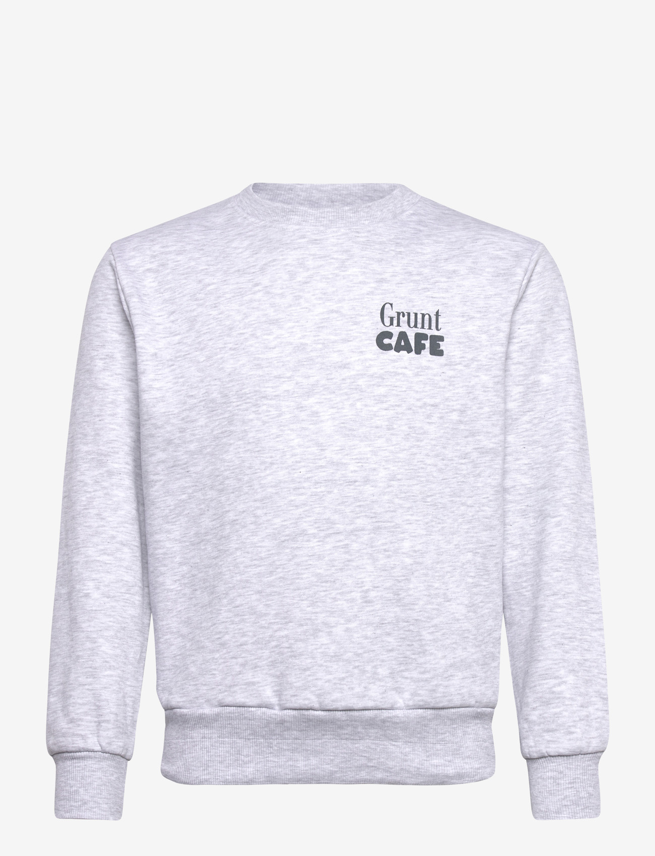 Grunt - GRLucian Crew Sweat - sweatshirts - snow melange - 0