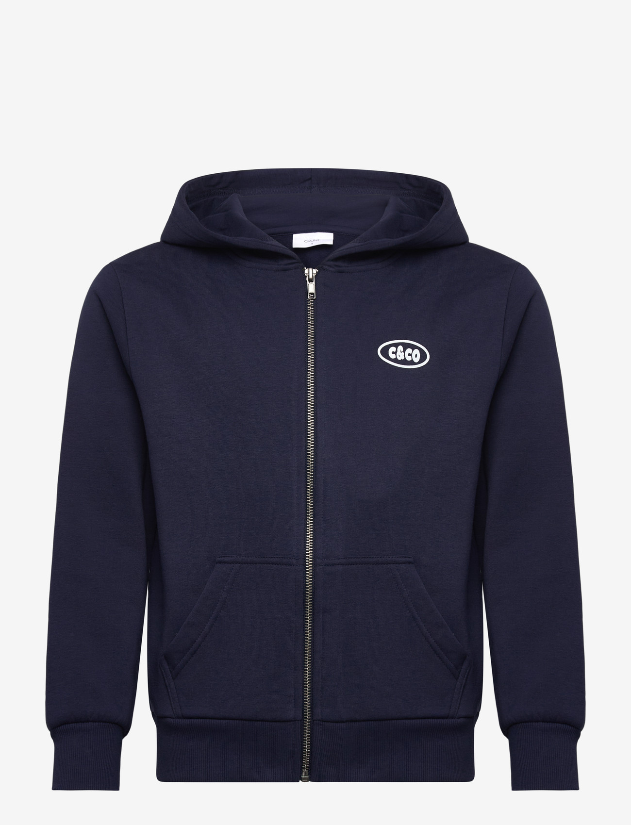 Grunt - GRCarlos Zip Cardigan - kapuzenpullover - dark blue - 0