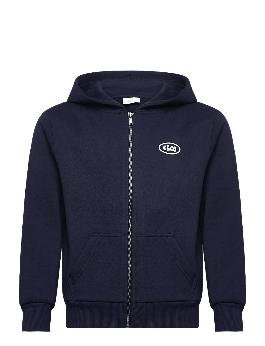Grunt - GRCarlos Zip Cardigan - kapuzenpullover - dark blue - 0