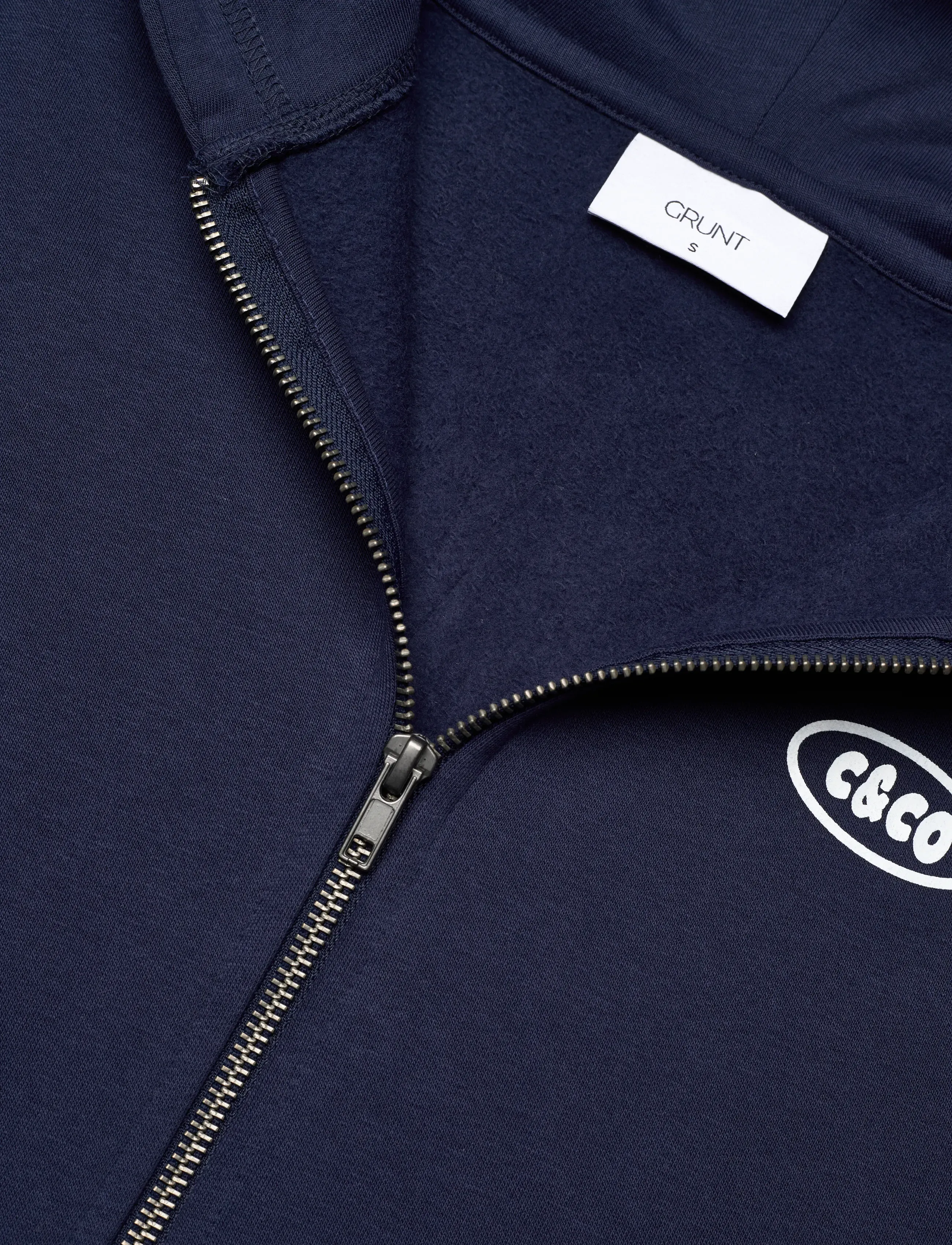 Grunt - GRCarlos Zip Cardigan - hoodies - dark blue - 2