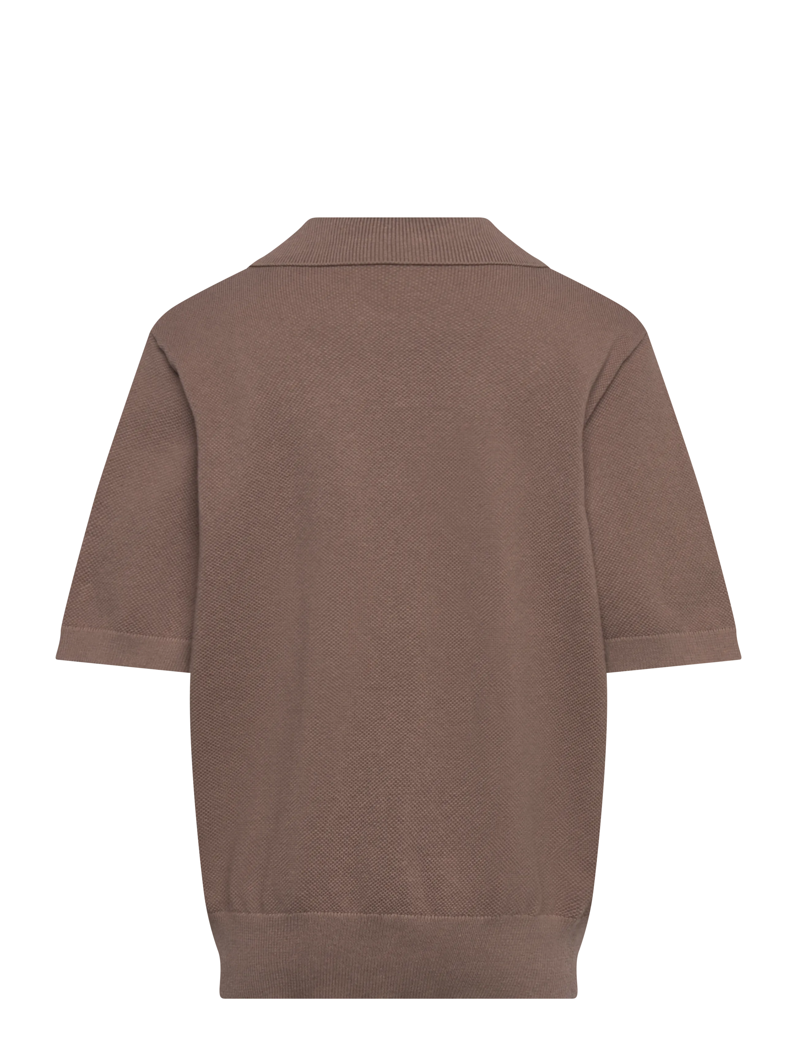 Grunt - GREddie SS Knit - kortärmade pikéer - nature melange - 1