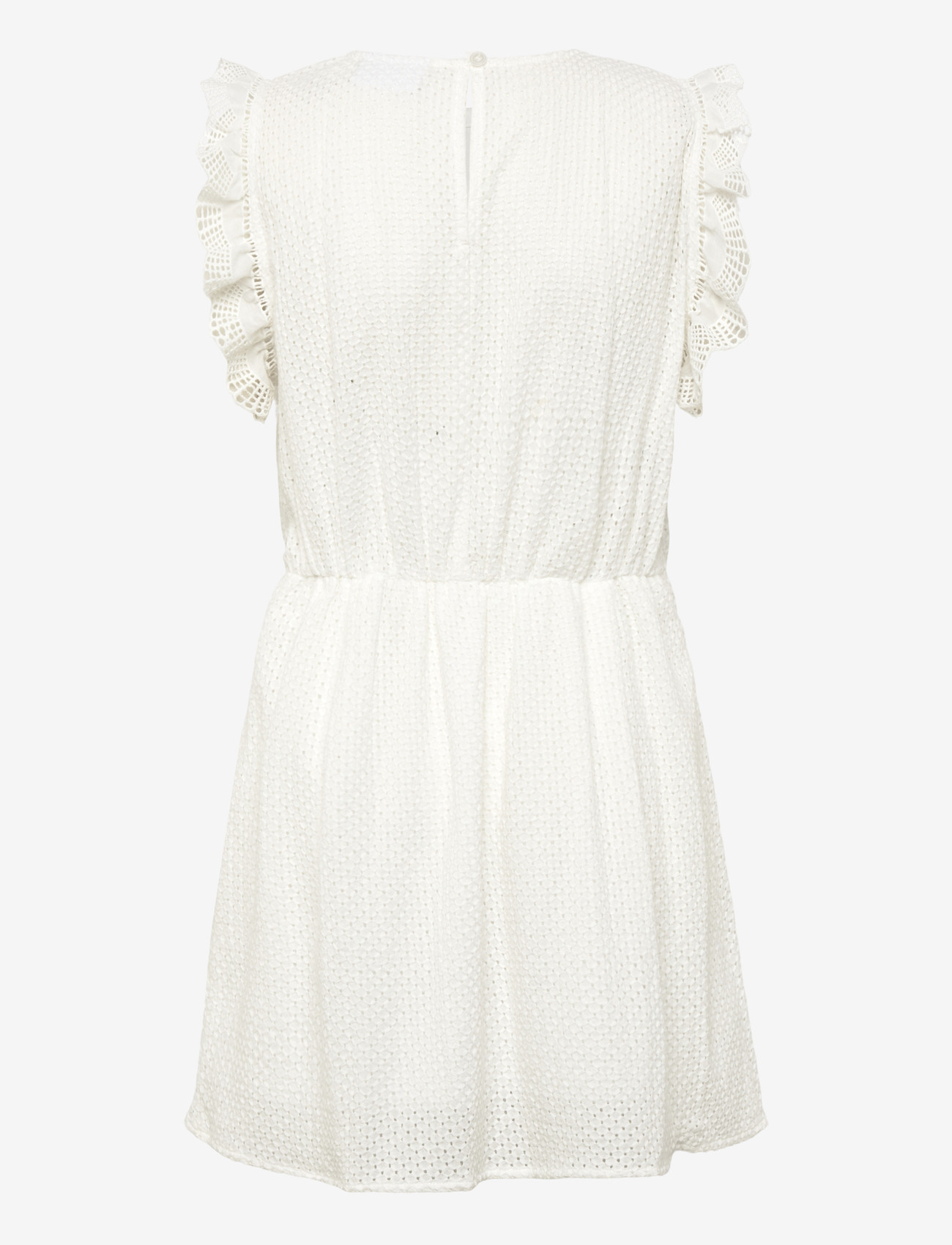 Grunt - GRGold Lace Dress - short-sleeved casual dresses - off white - 1