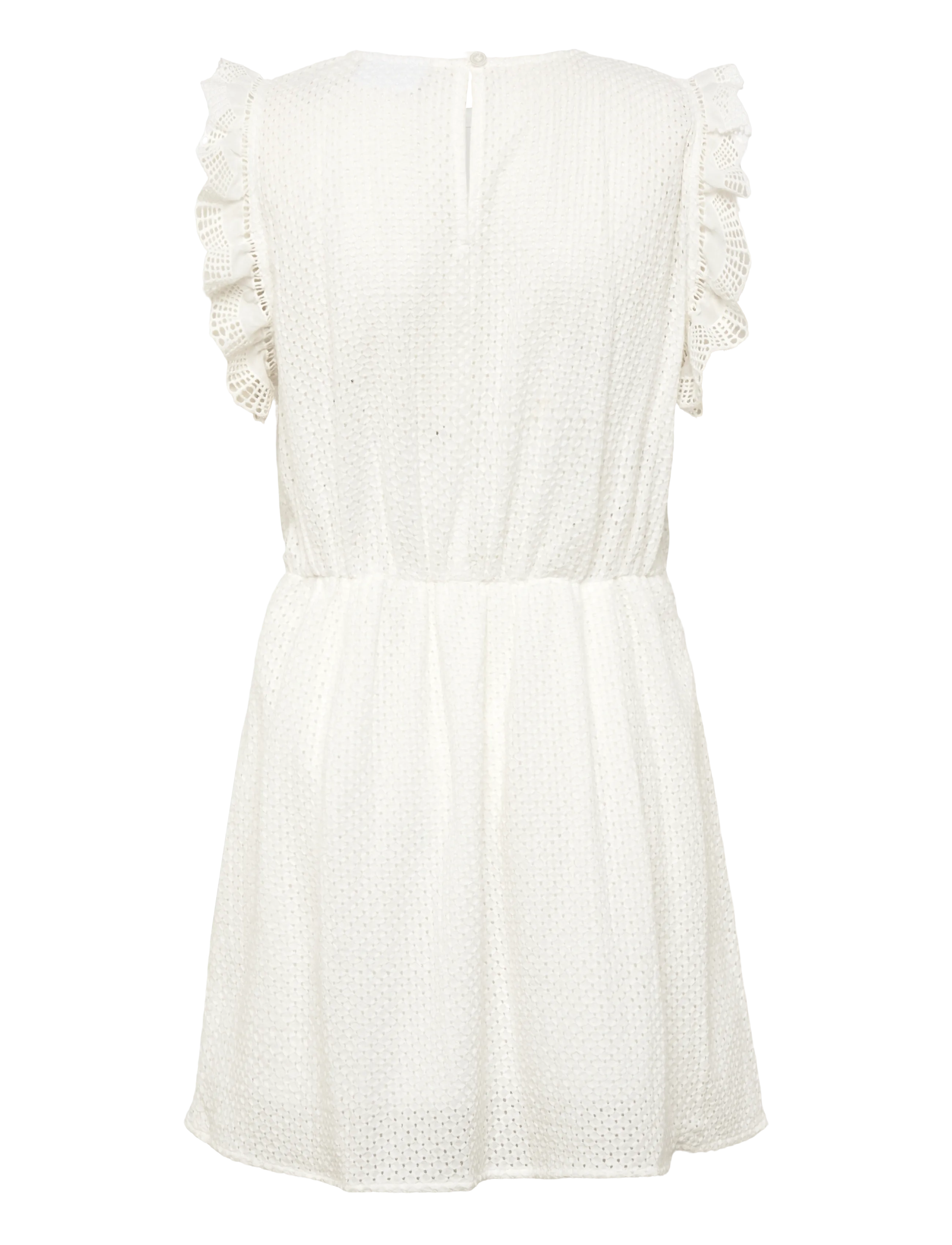 Grunt - GRGold Lace Dress - kortærmede hverdagskjoler - off white - 1