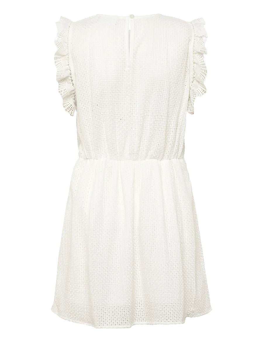 Grunt - GRGold Lace Dress - lühikeste varrukatega vabaajakleidid - off white - 1