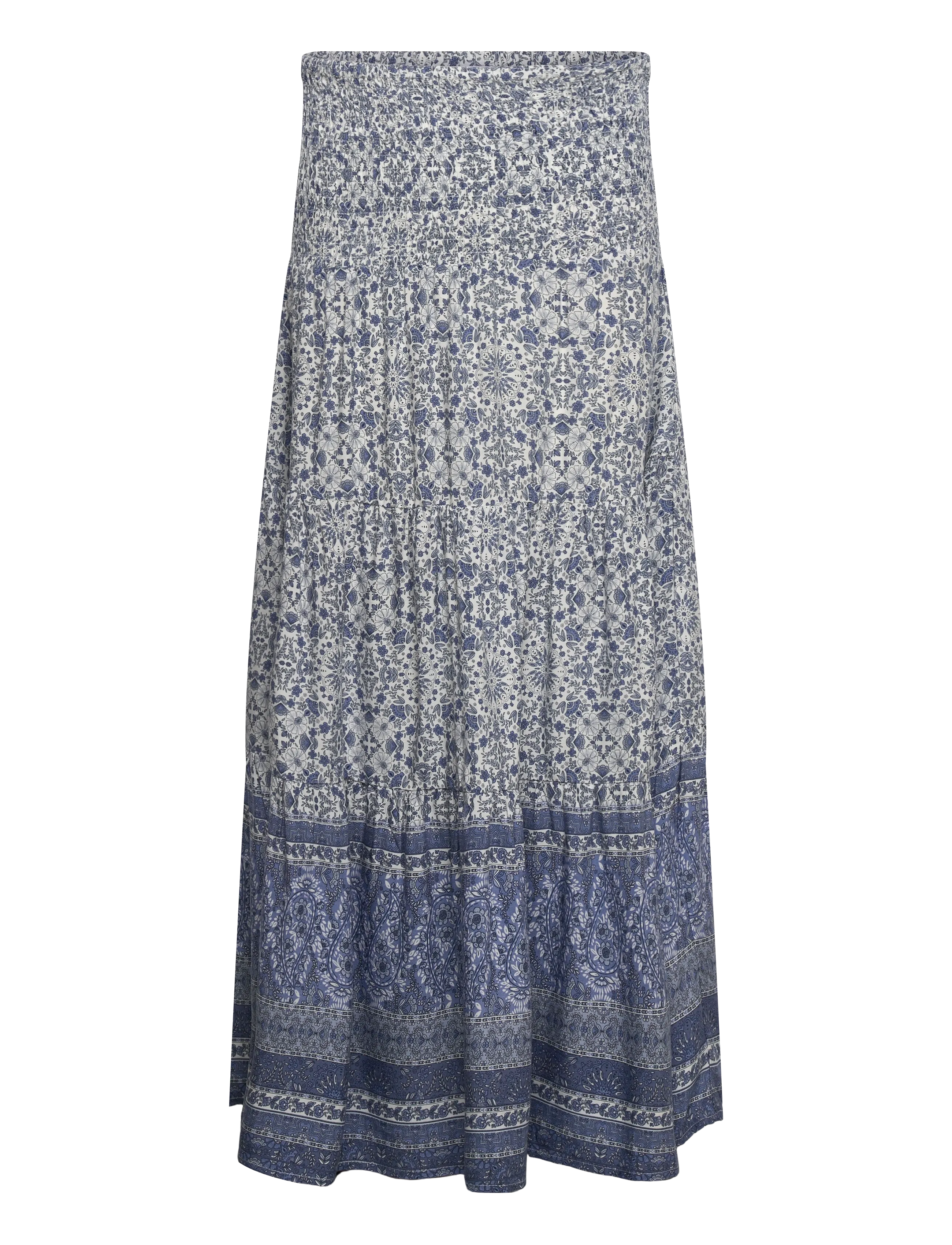 Grunt Grjazmi Print Skirt, 152, Röcke, Blau - Maxi Frauen