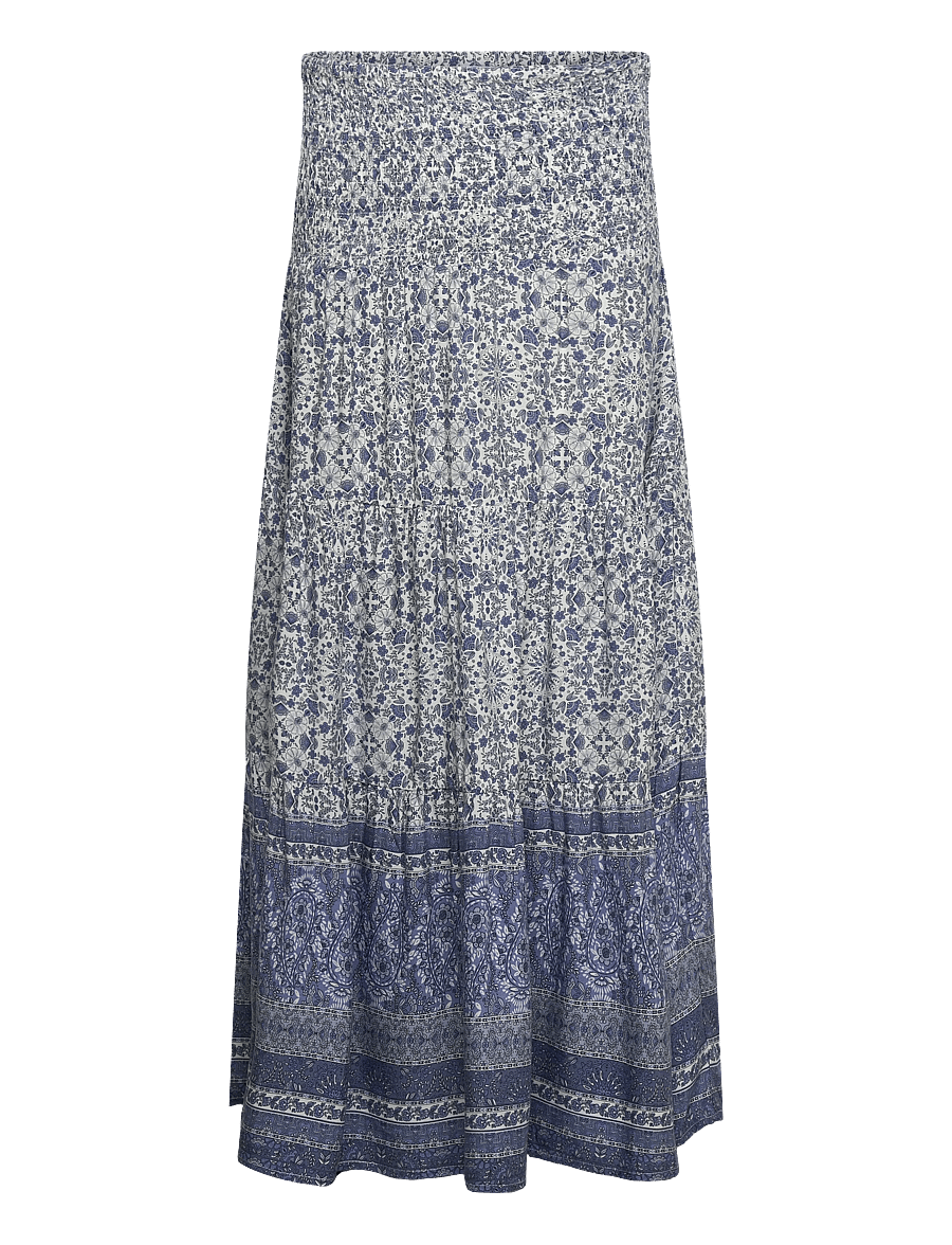 Grunt - GRJazmi Print Skirt - maksiseelikud - blue - 0
