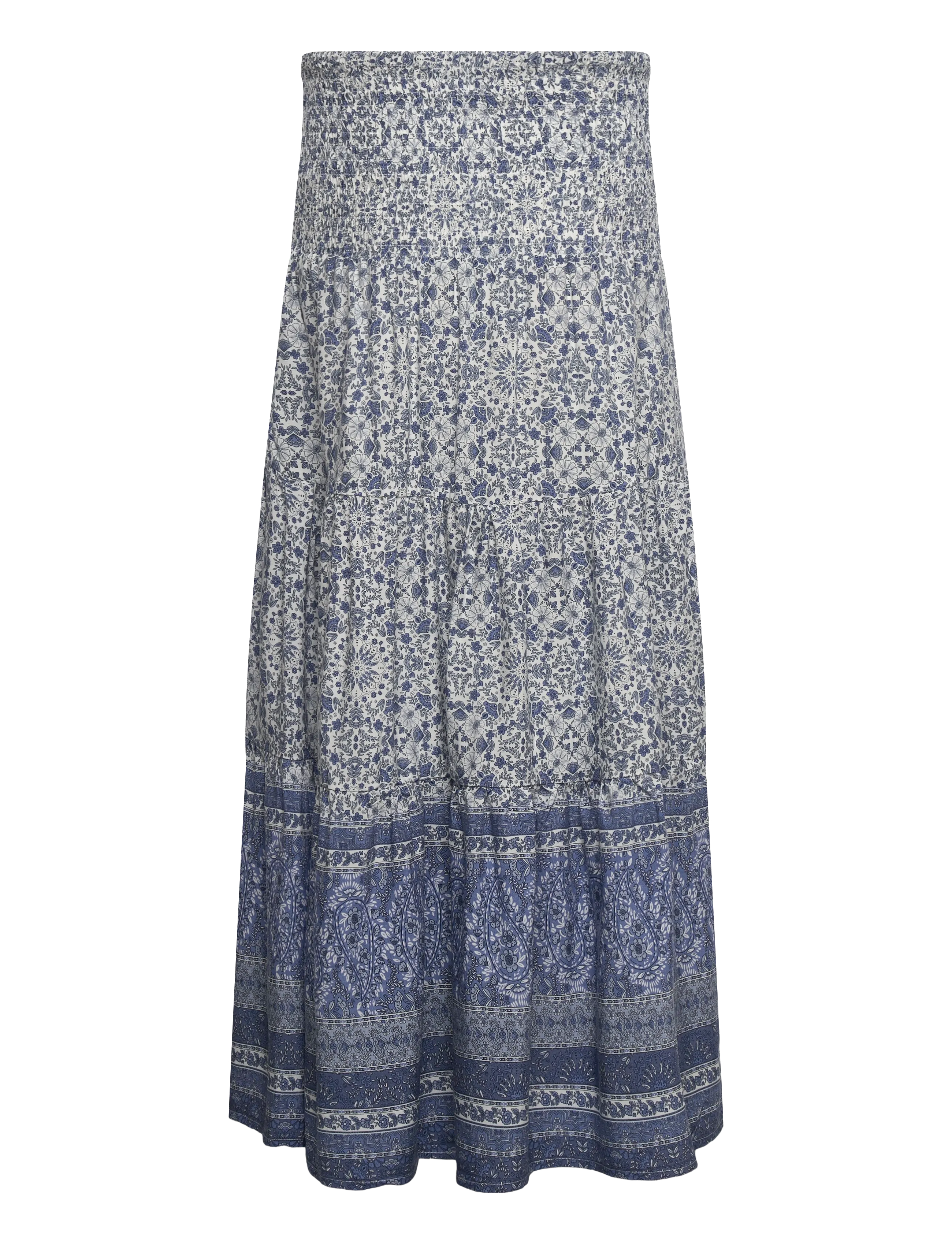 Grunt - GRJazmi Print Skirt - maksiseelikud - blue - 1
