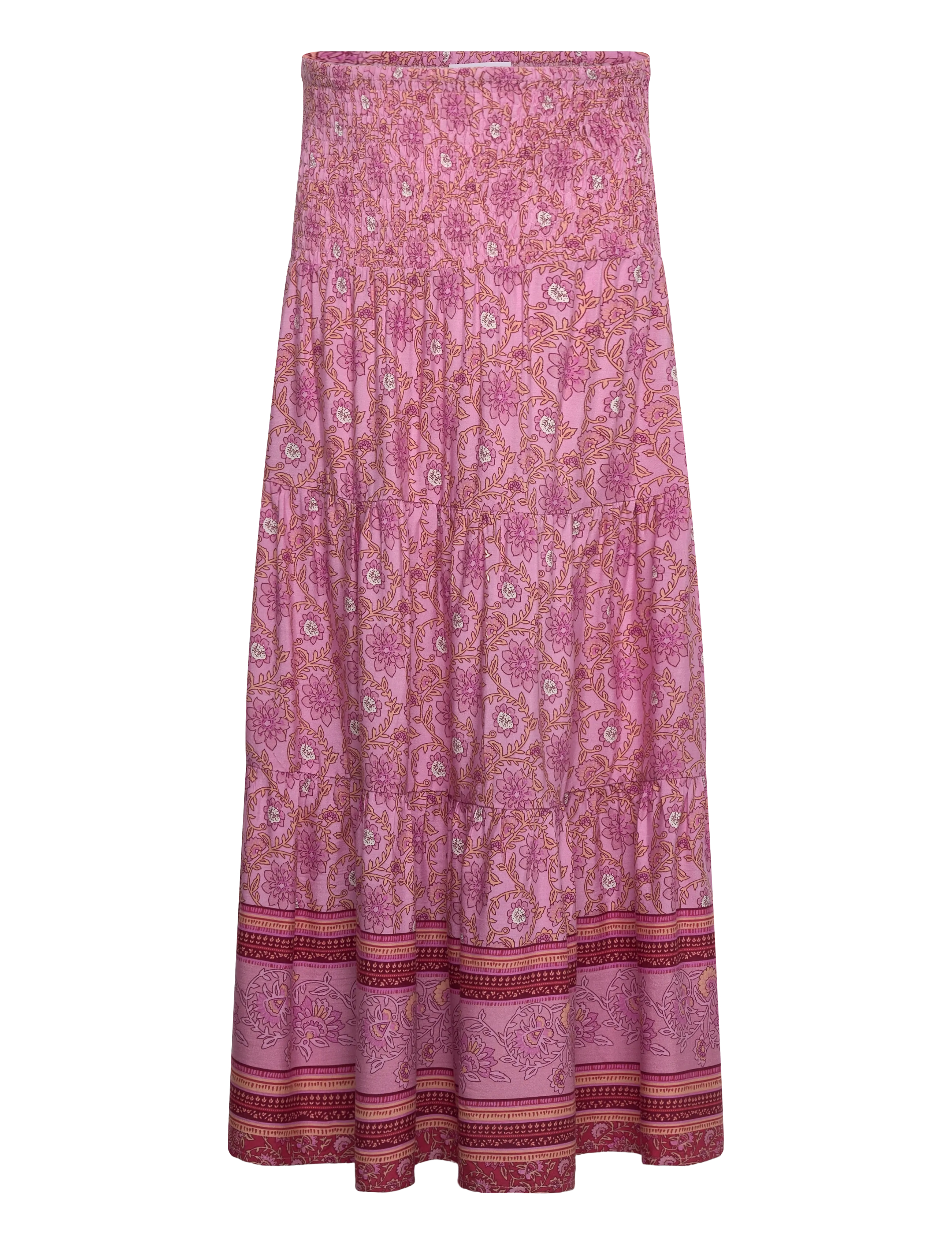 Grunt GRJazmi Print Skirt - Kleidung - PINK / pink/rose