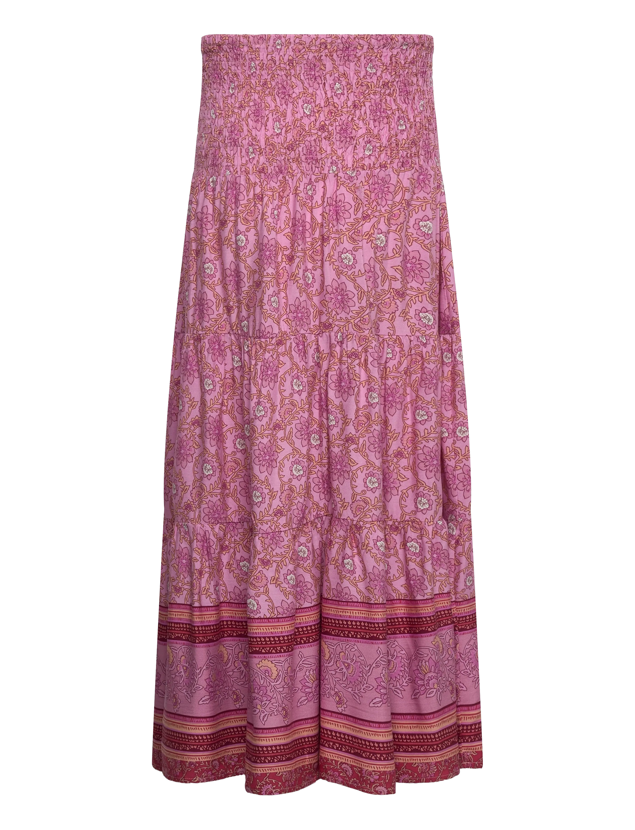 Grunt - GRJazmi Print Skirt - maxi nederdele - pink - 1