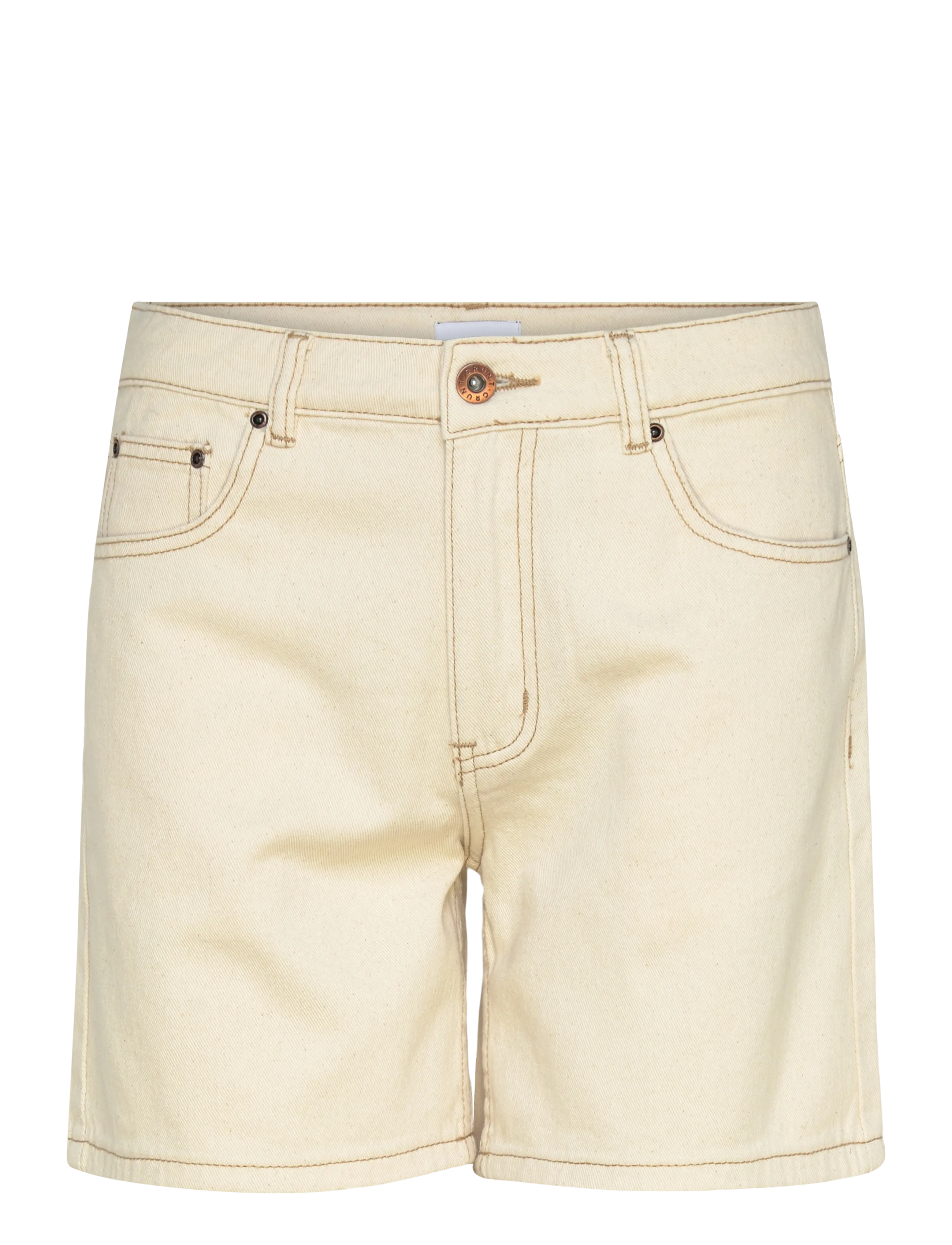 Grunt Grglori Mid-Rise Raw White, 152, Unterteile, Creme - Shorts, Kinder
