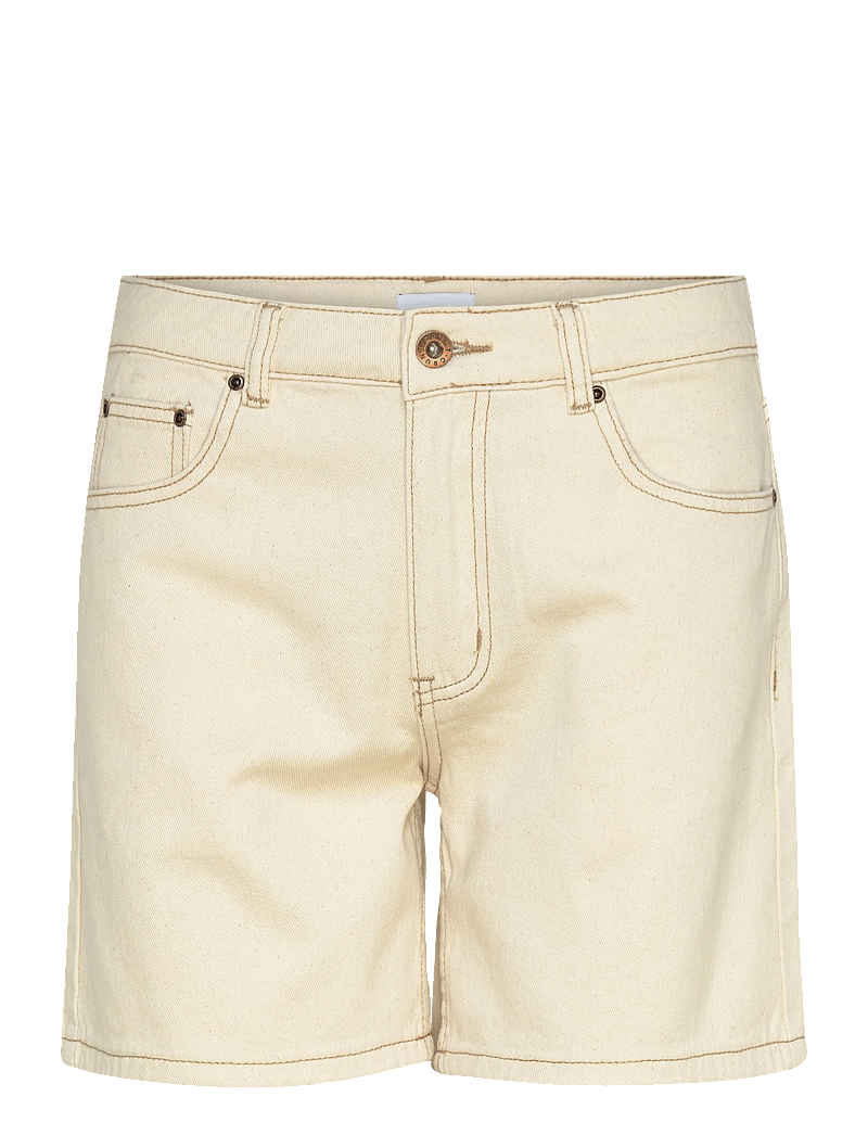 Grunt - GRGlori Mid-Rise Raw White - denimshorts - raw white - 0