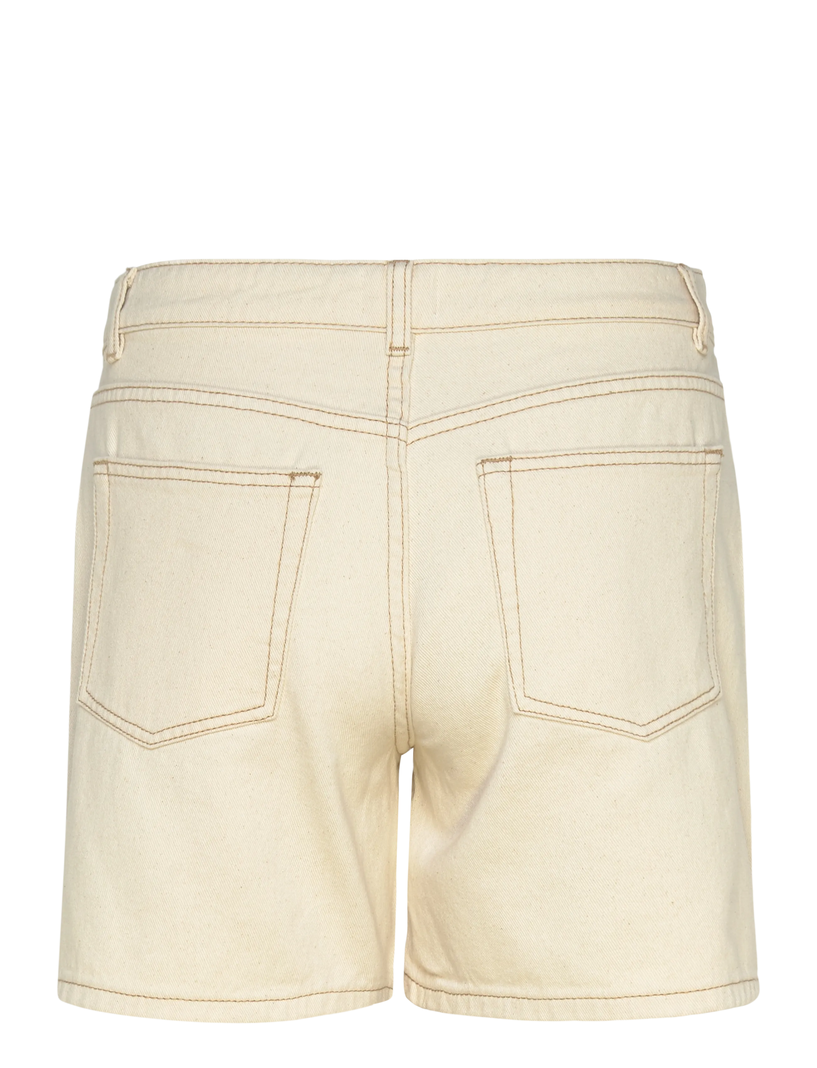 Grunt - GRGlori Mid-Rise Raw White - denim shorts - raw white - 1