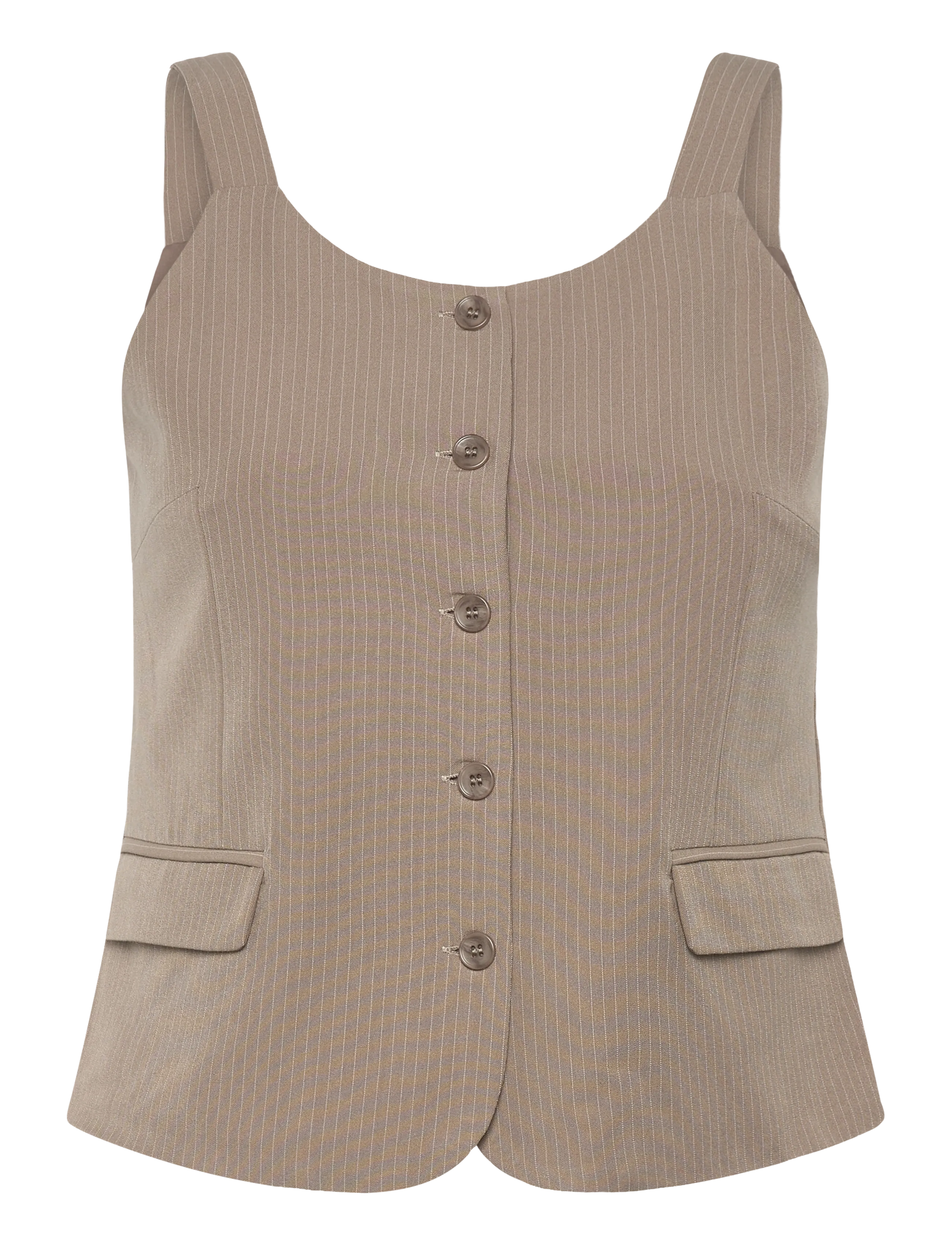 GRUNT Grreda Pin Vest Beige - 152 - Kinder