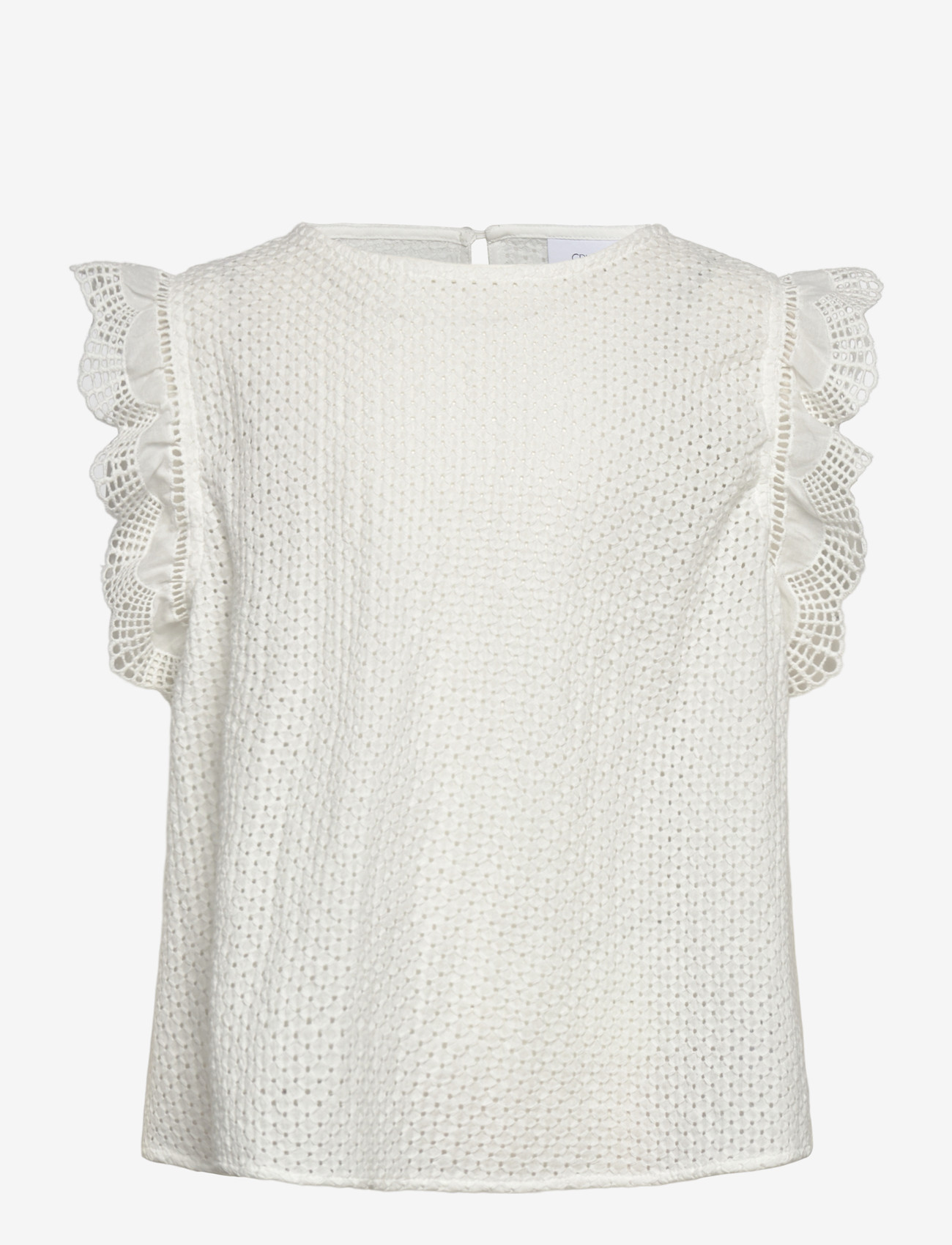 Grunt - GRPerth Lace Top - palaidinės ir tunikos - off white - 0