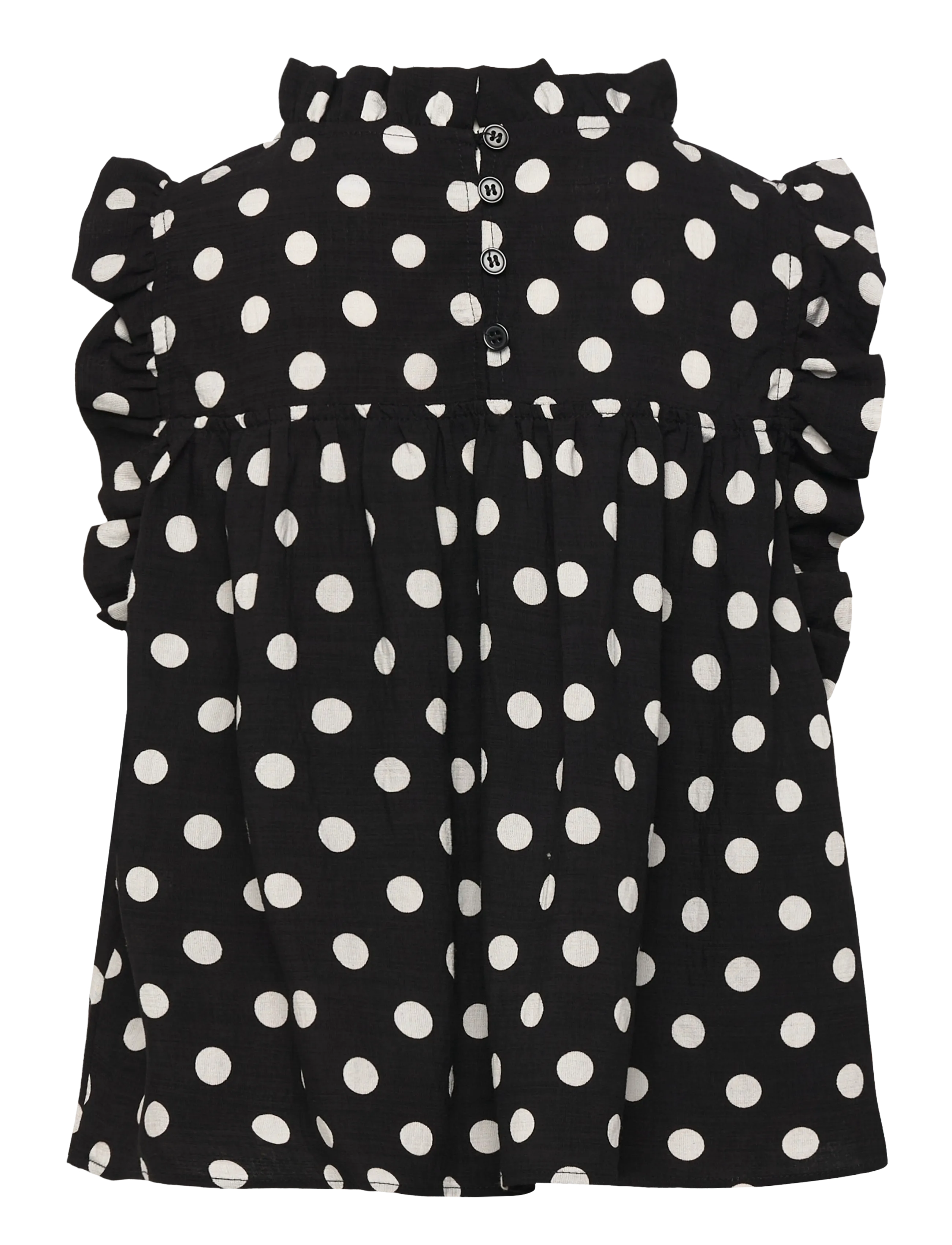 Grunt - GRGritt Dots Top - blusar & tunikor - black - 1