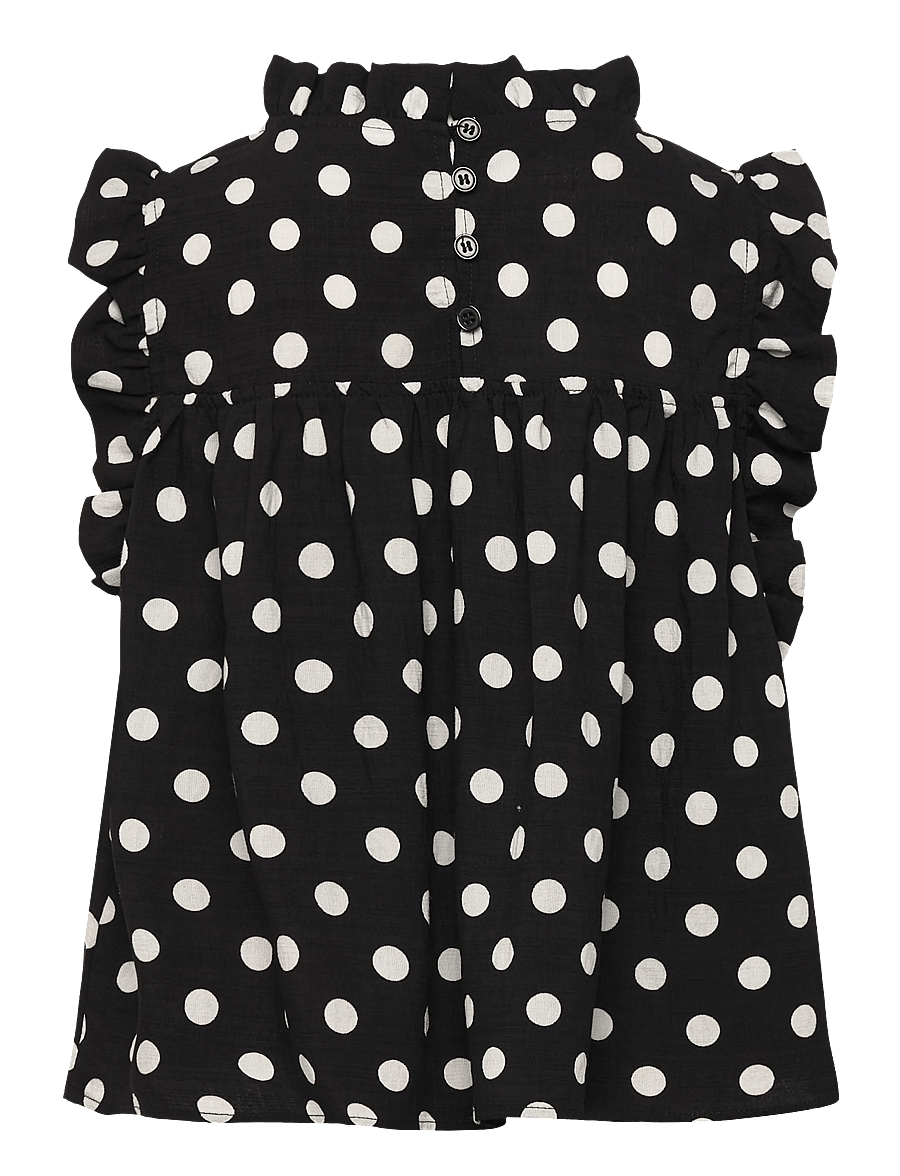 Grunt - GRGritt Dots Top - blusen & tuniken - black - 1