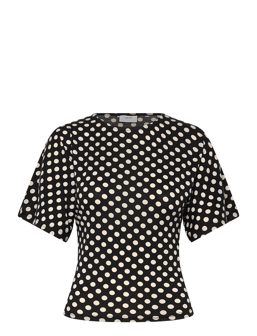 Grunt - GRNova Dots SS Tee - kurzärmelige - black - 0