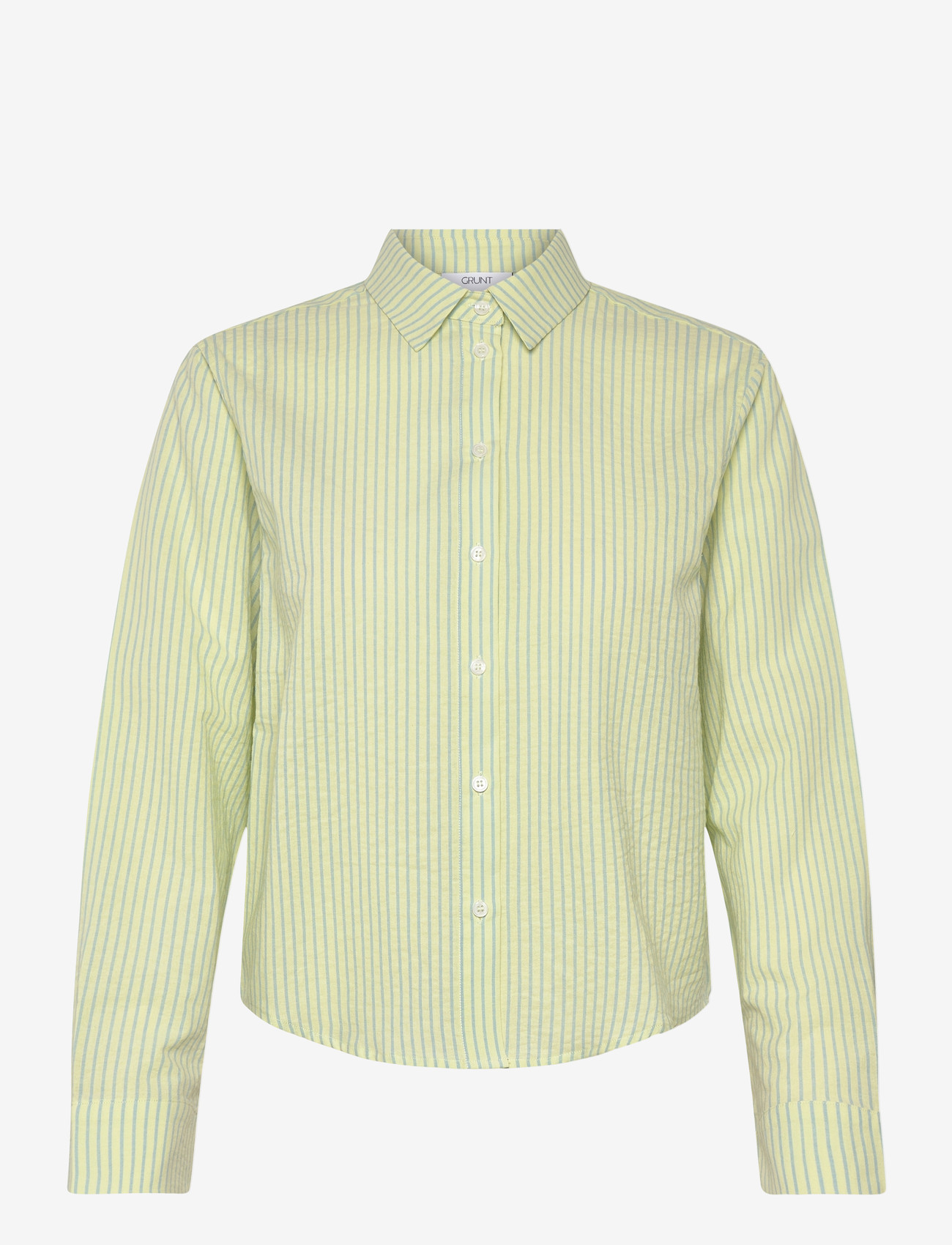 Grunt - GRTino Line LS Shirt - blouses & tunics - yellow - 0