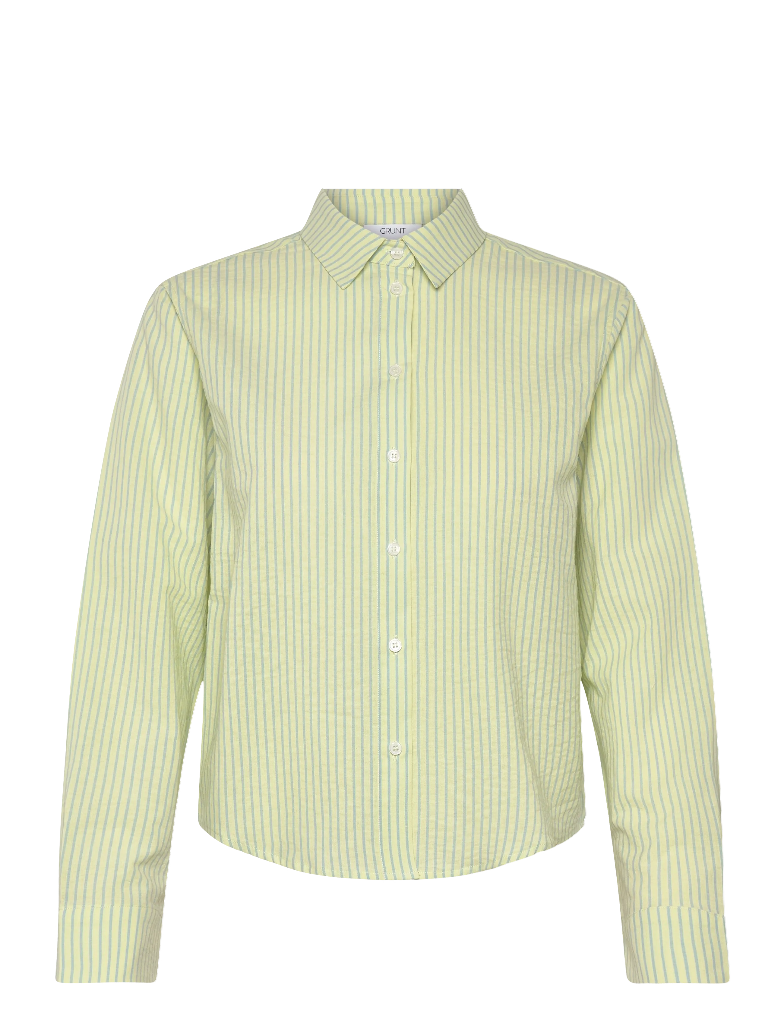Grunt GRTino Line LS Shirt - Blusar & Tunikor - YELLOW / yellow