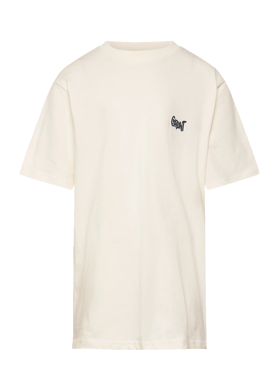 Grunt - GRGio Club SS Tee - kurzärmelige t-shirts - off white - 0