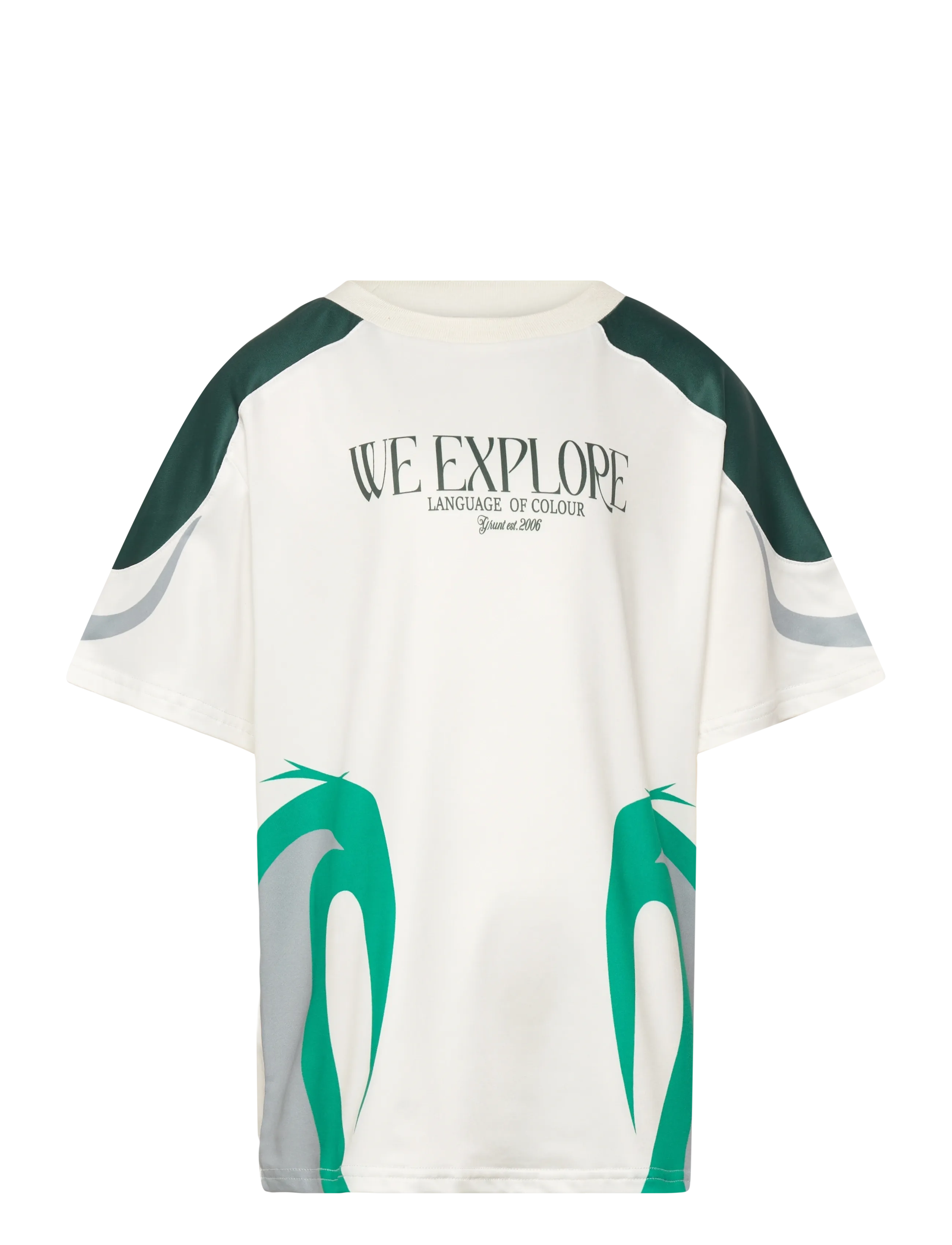 Grunt Grnile Sport Ss Tee, Børn, Sports T-Shirt, Hvid, Str: 164