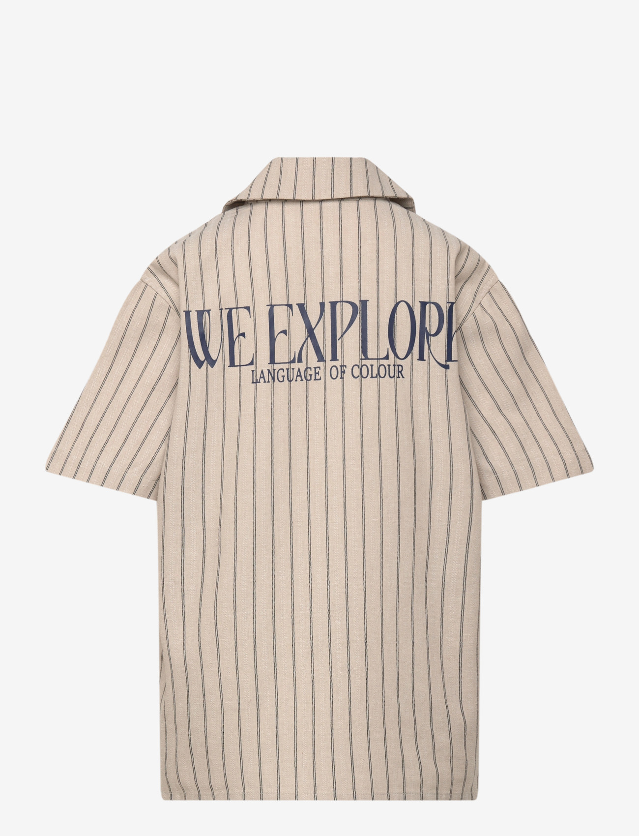 Grunt - GRJim Stripe SS Shirt - short-sleeved polos - off white - 1