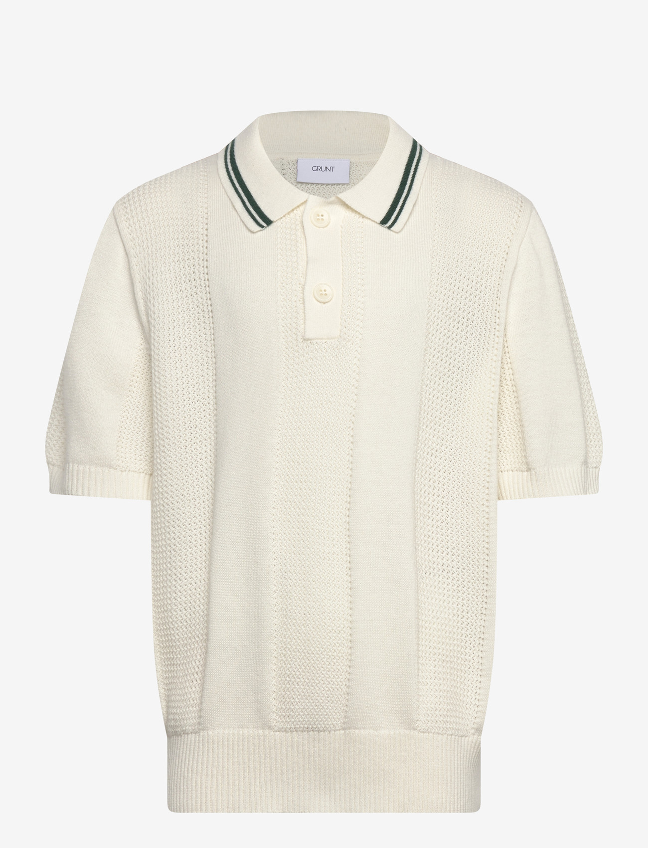 Grunt - GRRowe SS Knit - kurzärmelig - off white - 0