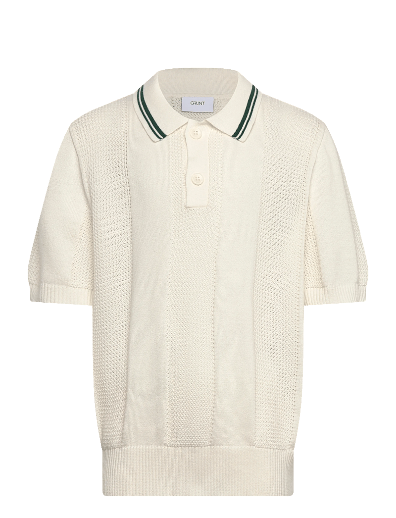 Grunt - GRRowe SS Knit - kurzärmelig - off white - 0