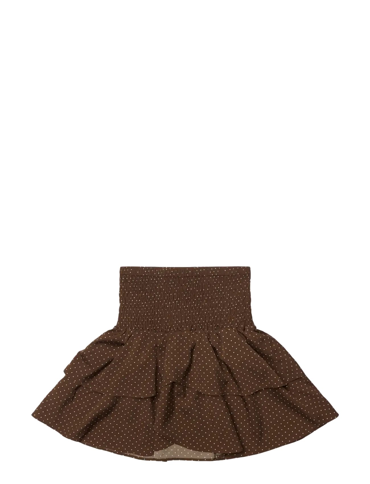 Grunt GRAnti Dots Skirt - Korte nederdele - BROWN / brown
