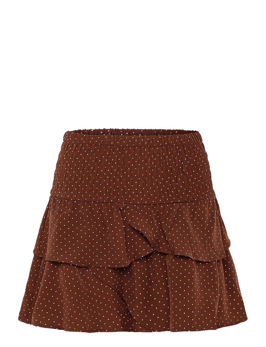 Grunt - GRAnti Dots Skirt - kurze röcke - brown - 0