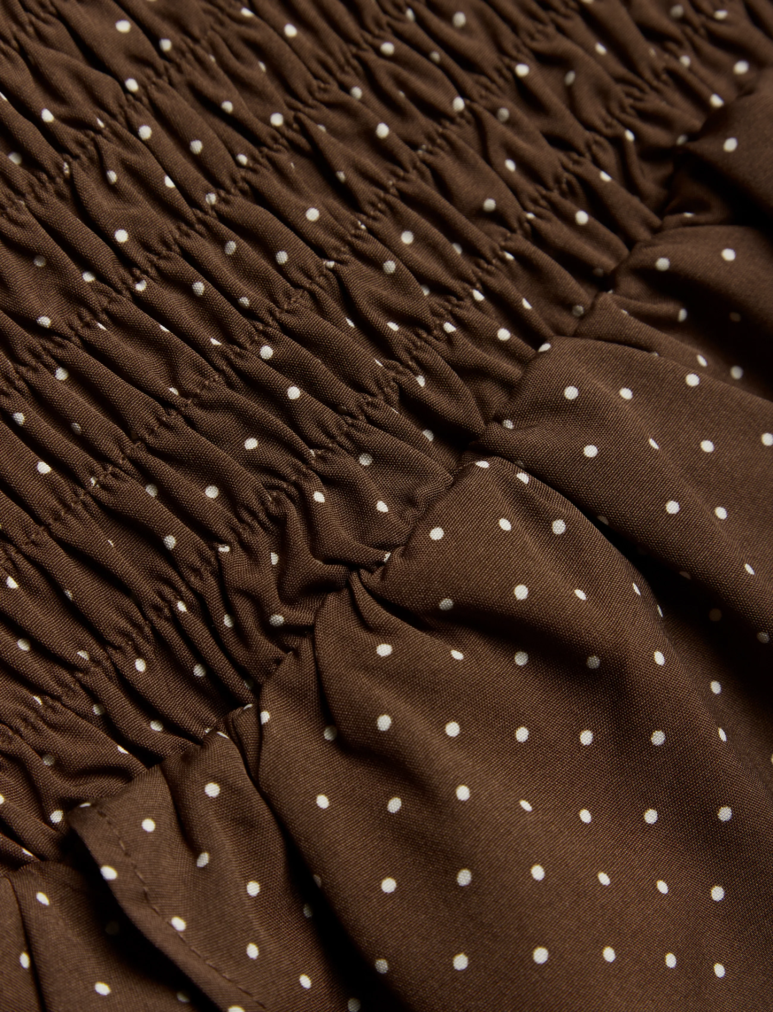 Grunt - GRAnti Dots Skirt - short skirts - brown - 2
