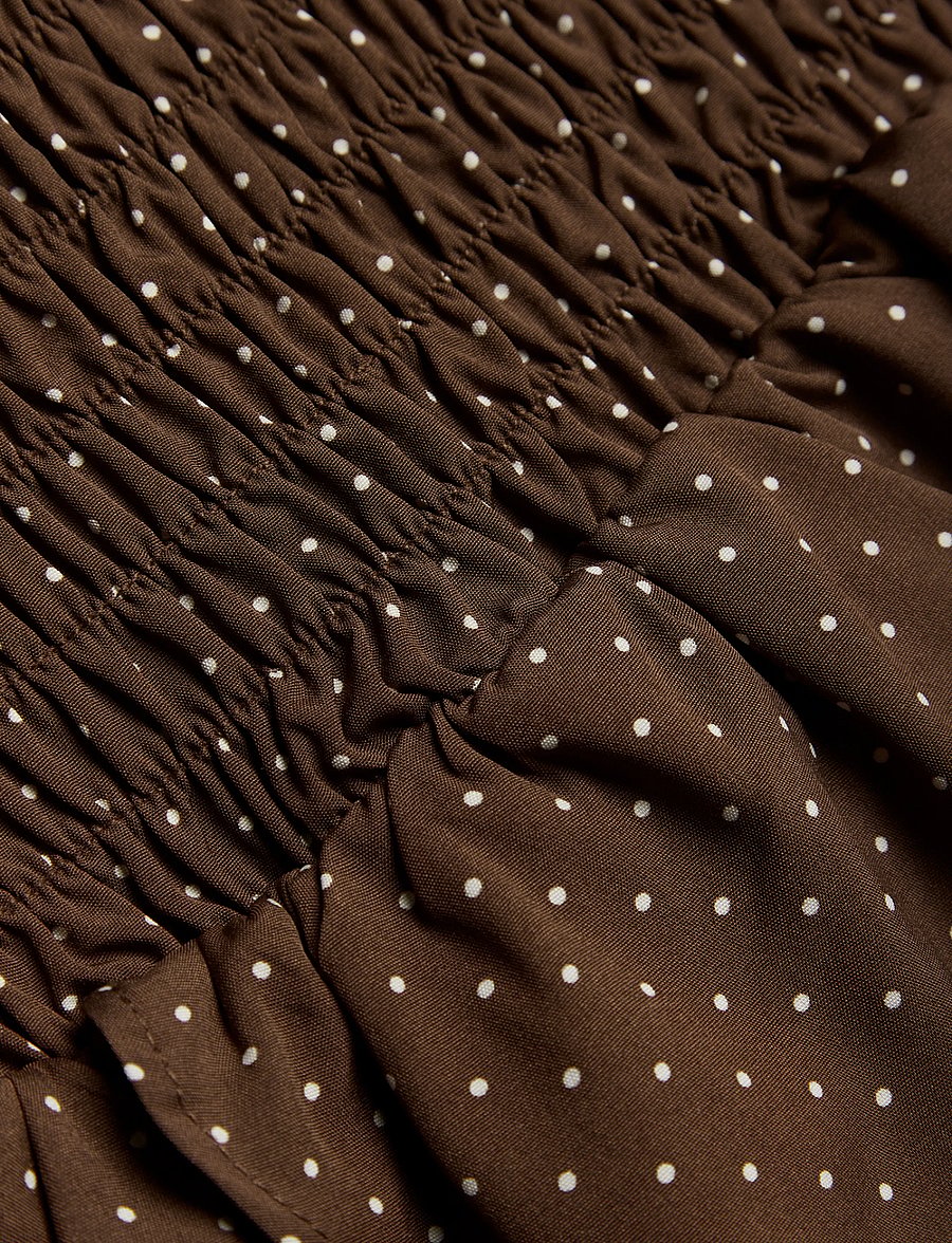 Grunt - GRAnti Dots Skirt - kurze röcke - brown - 2