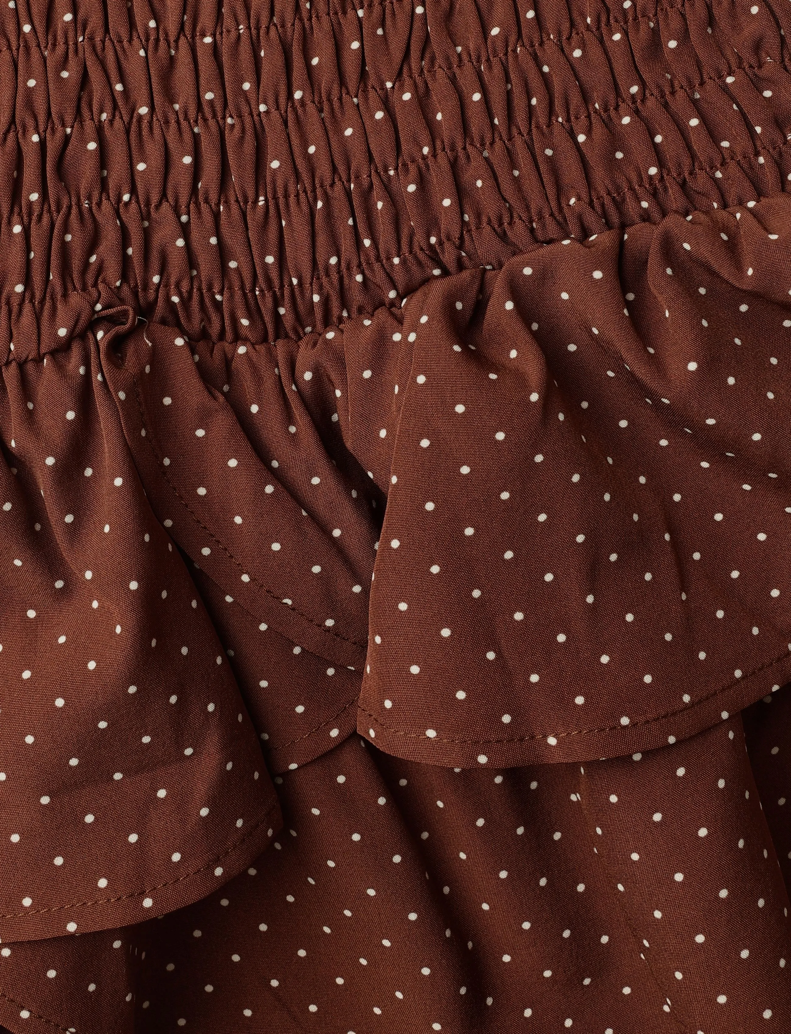 Grunt - GRAnti Dots Skirt - kurze röcke - brown - 2
