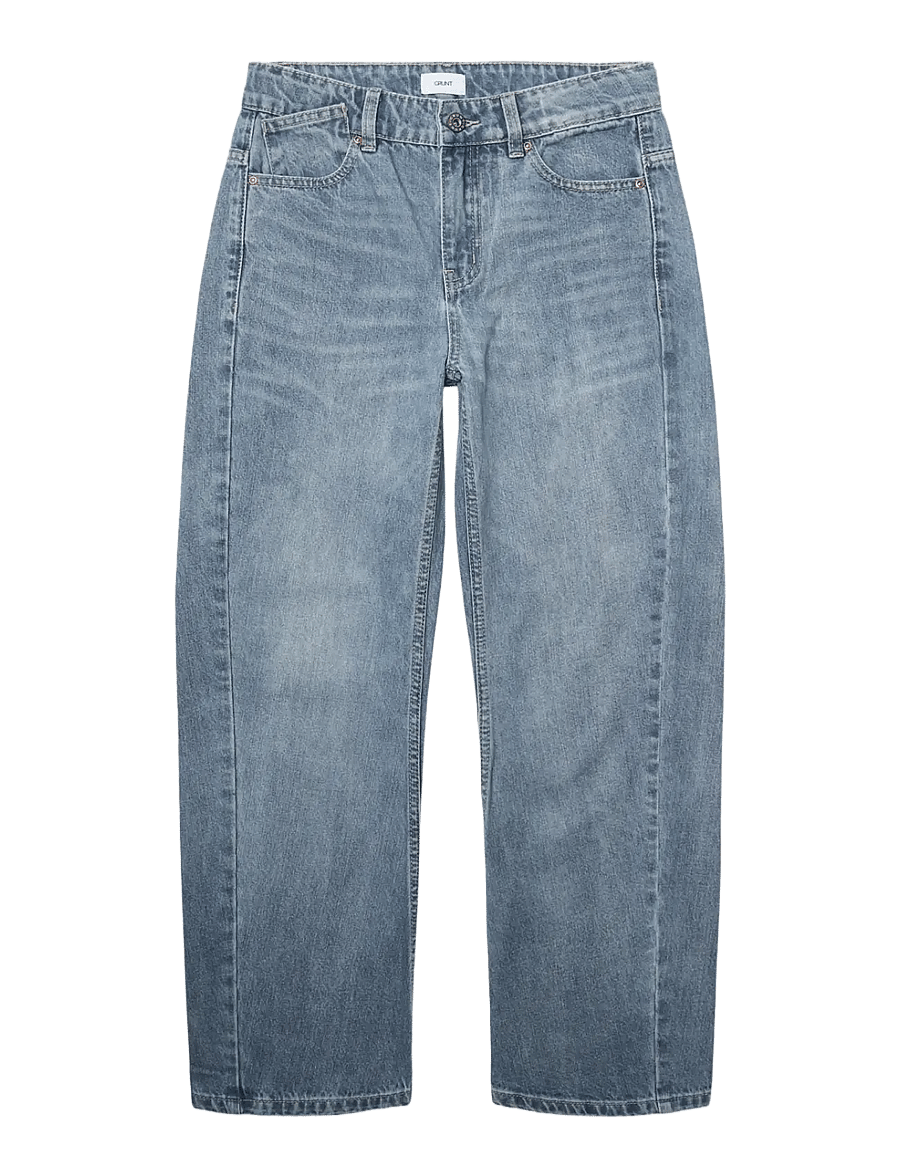 Grunt - GRBalloone Bluelines - loose jeans - blue stripe - 0