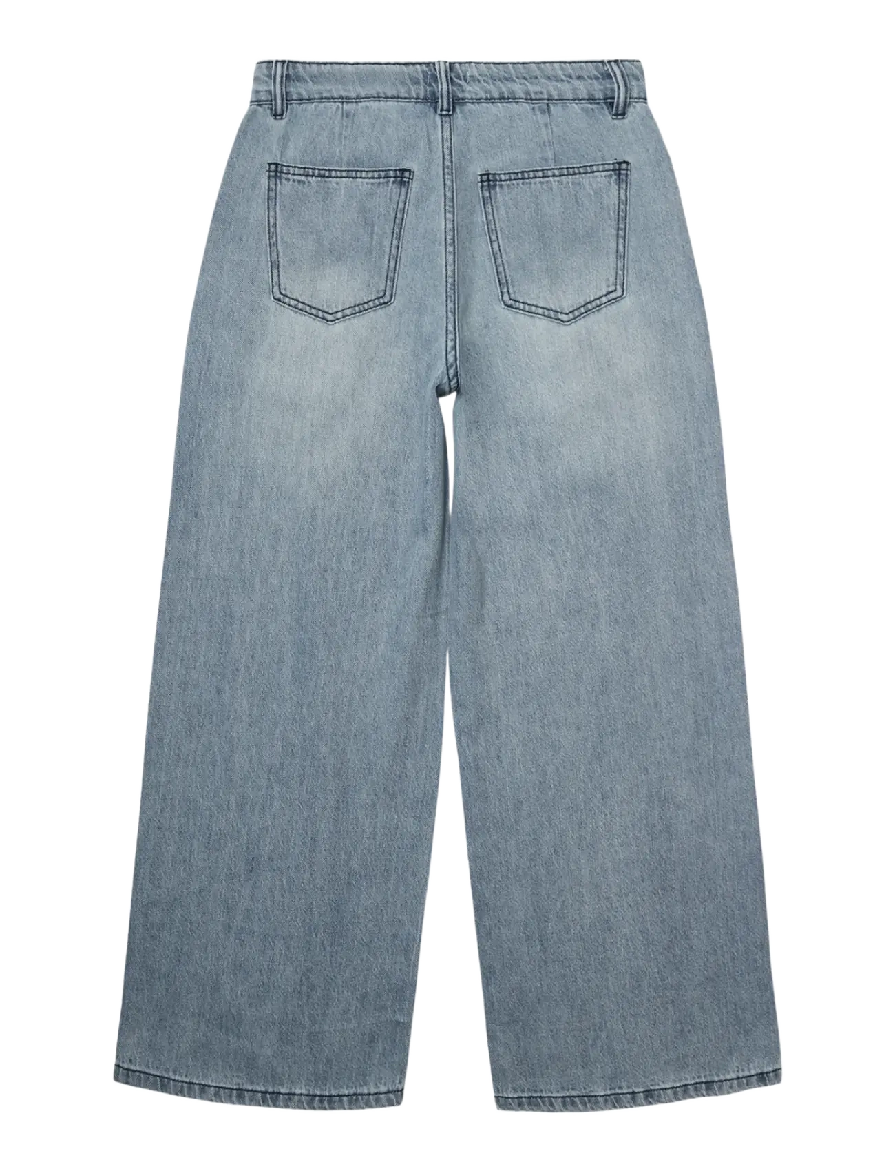 Grunt - GRPlaty Pleat Worn Blue - hosen mit weitem bein - light blue - 1