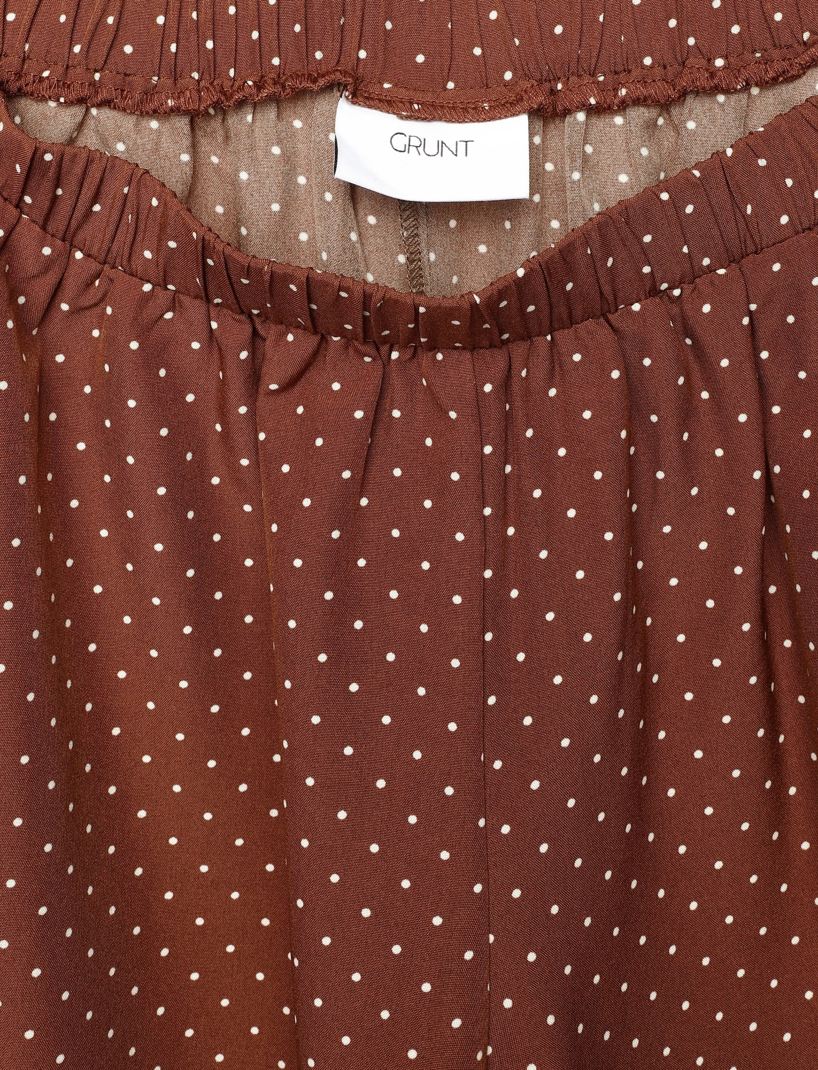 Grunt - GRRea Ball Dots Pants - sügisesed riided - brown - 2