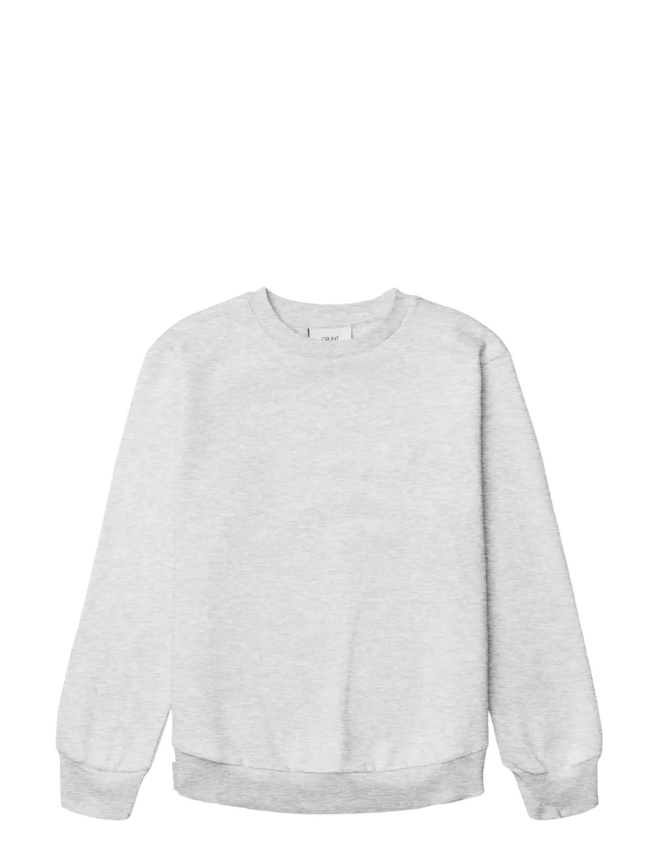Grunt GRMoo Crew Sweat - Oberteile - GREY MELANGE / grey